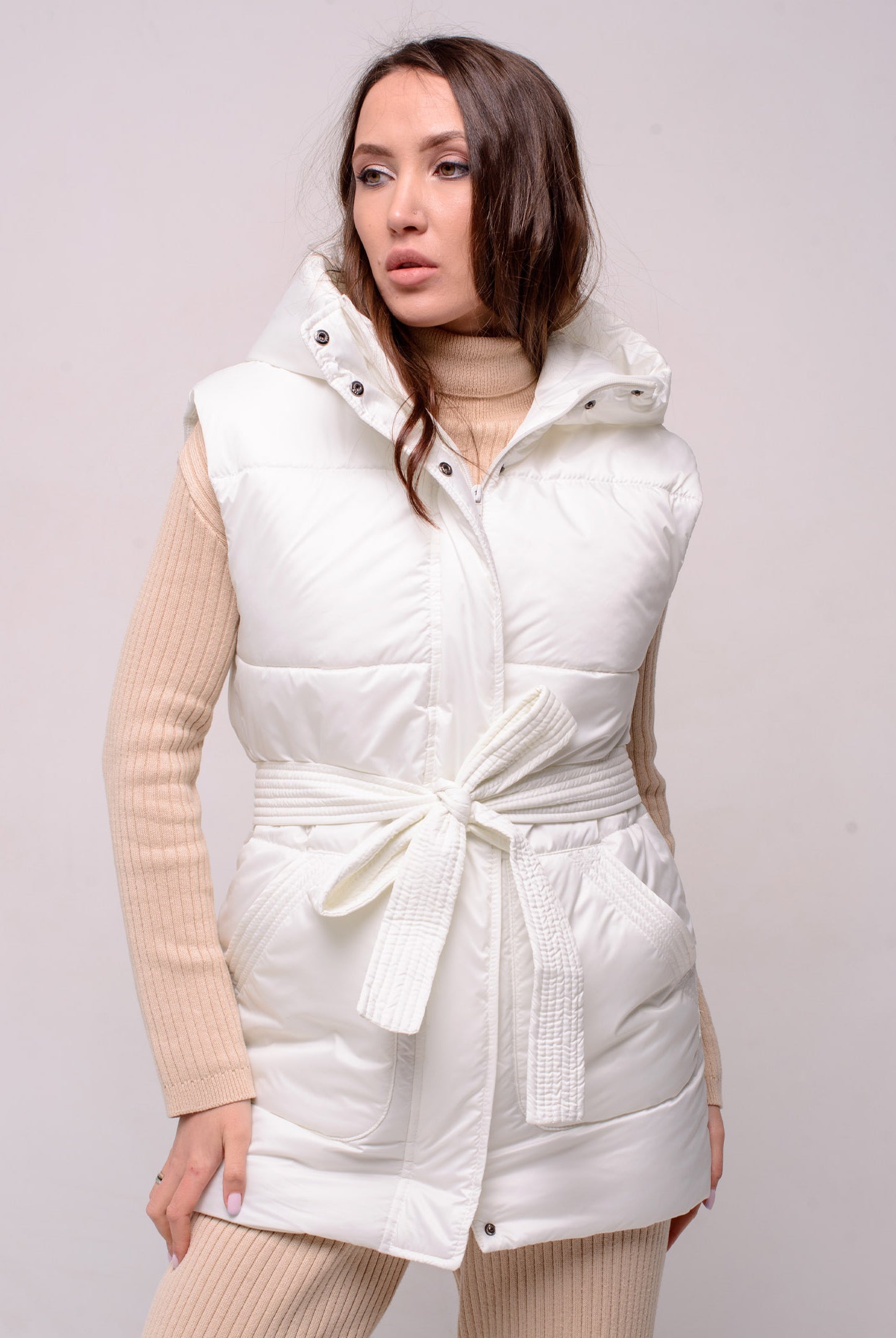 Безрукавка жіноча довга під пояс - Wear Me