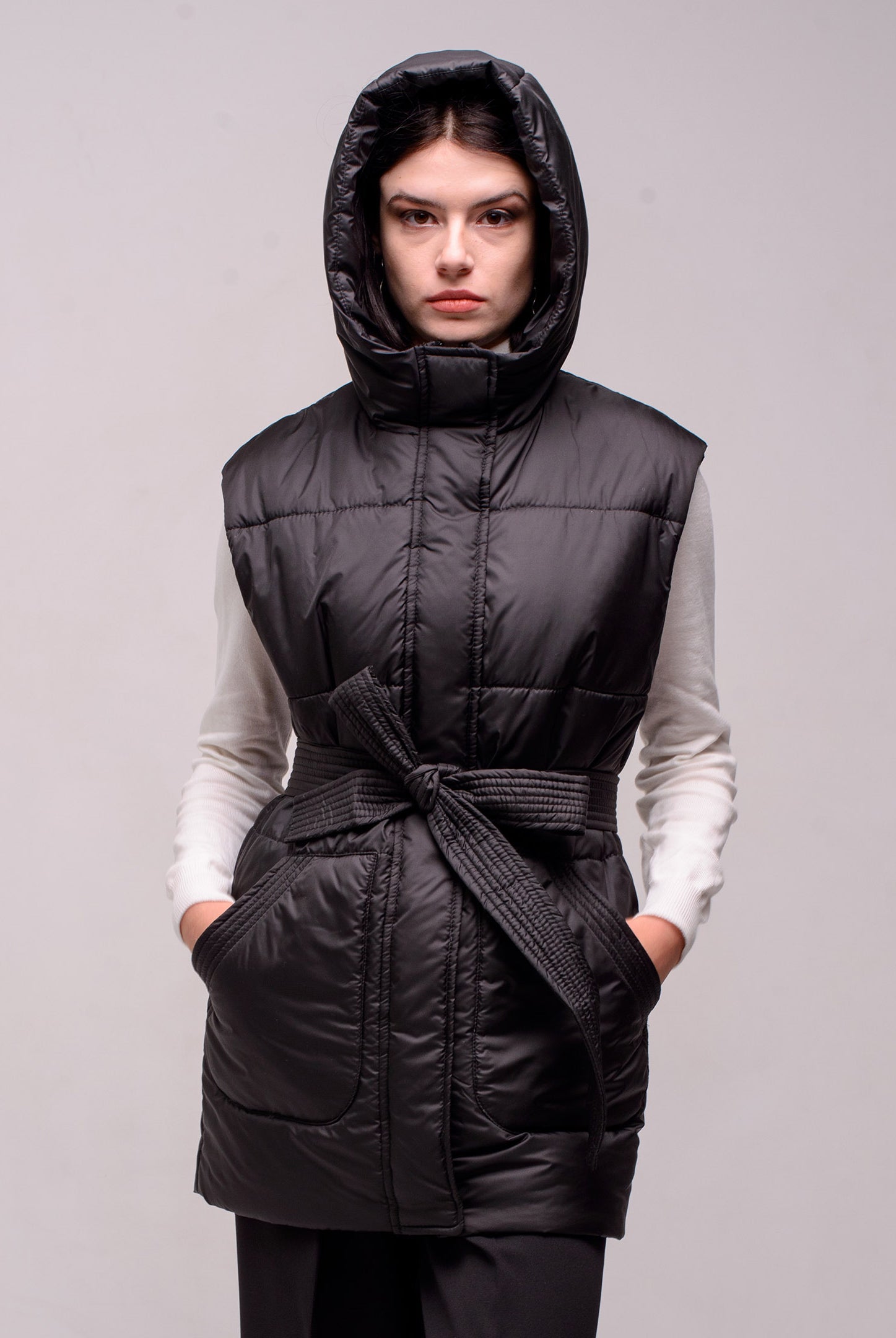 Безрукавка жіноча довга під пояс - Wear Me