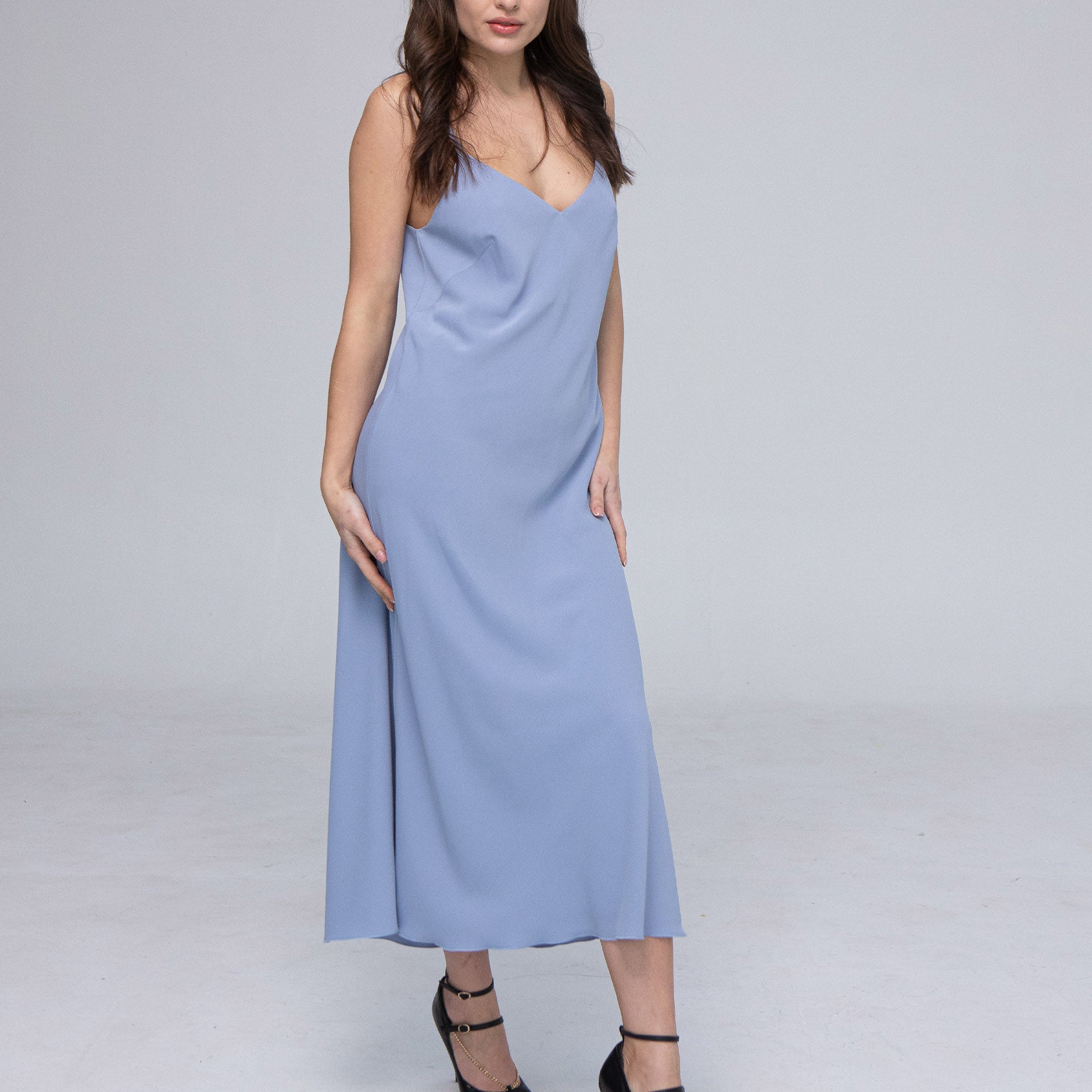 Сукня жіноча комбінація міді на брителях - Wear Me