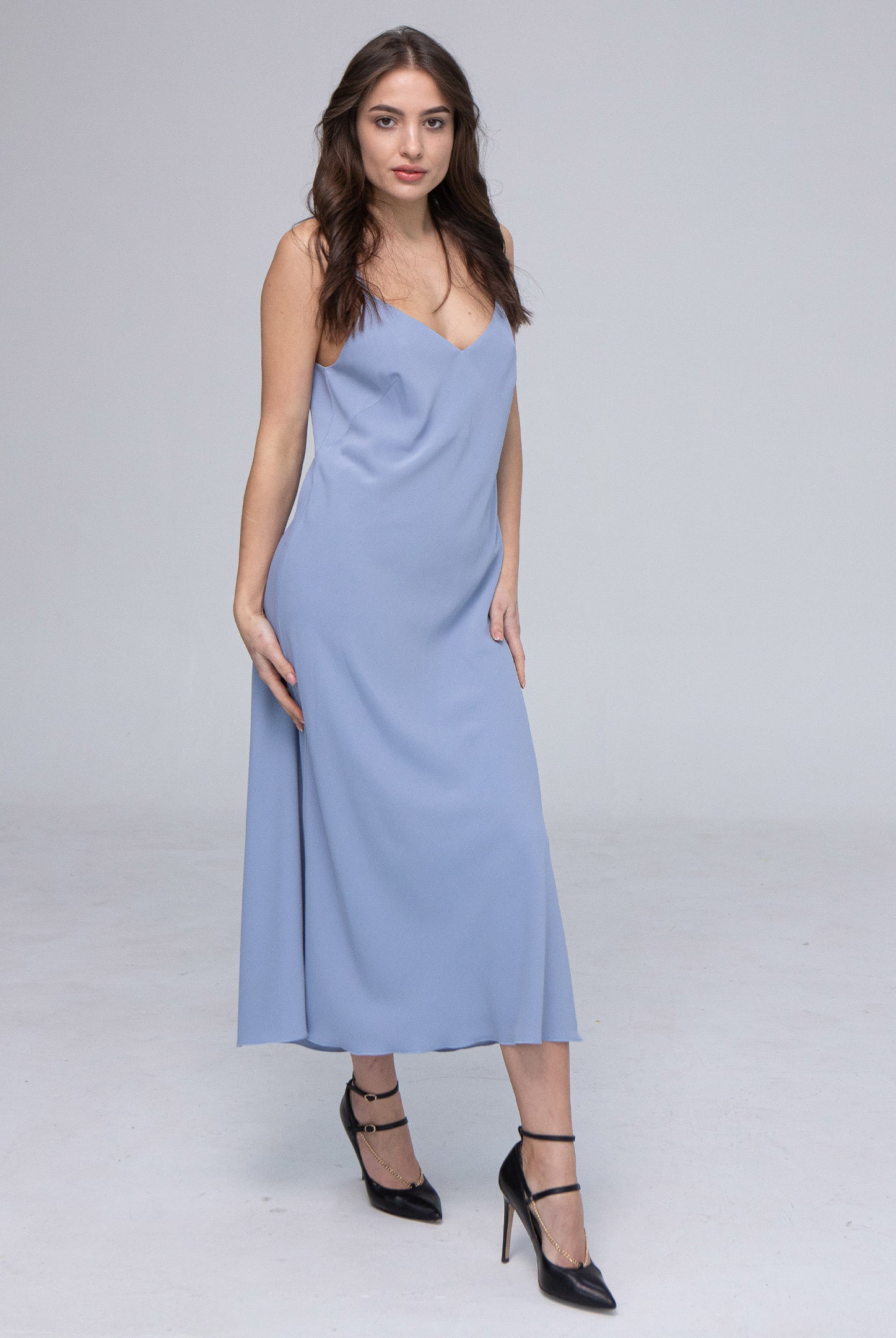 Сукня жіноча комбінація міді на брителях - Wear Me