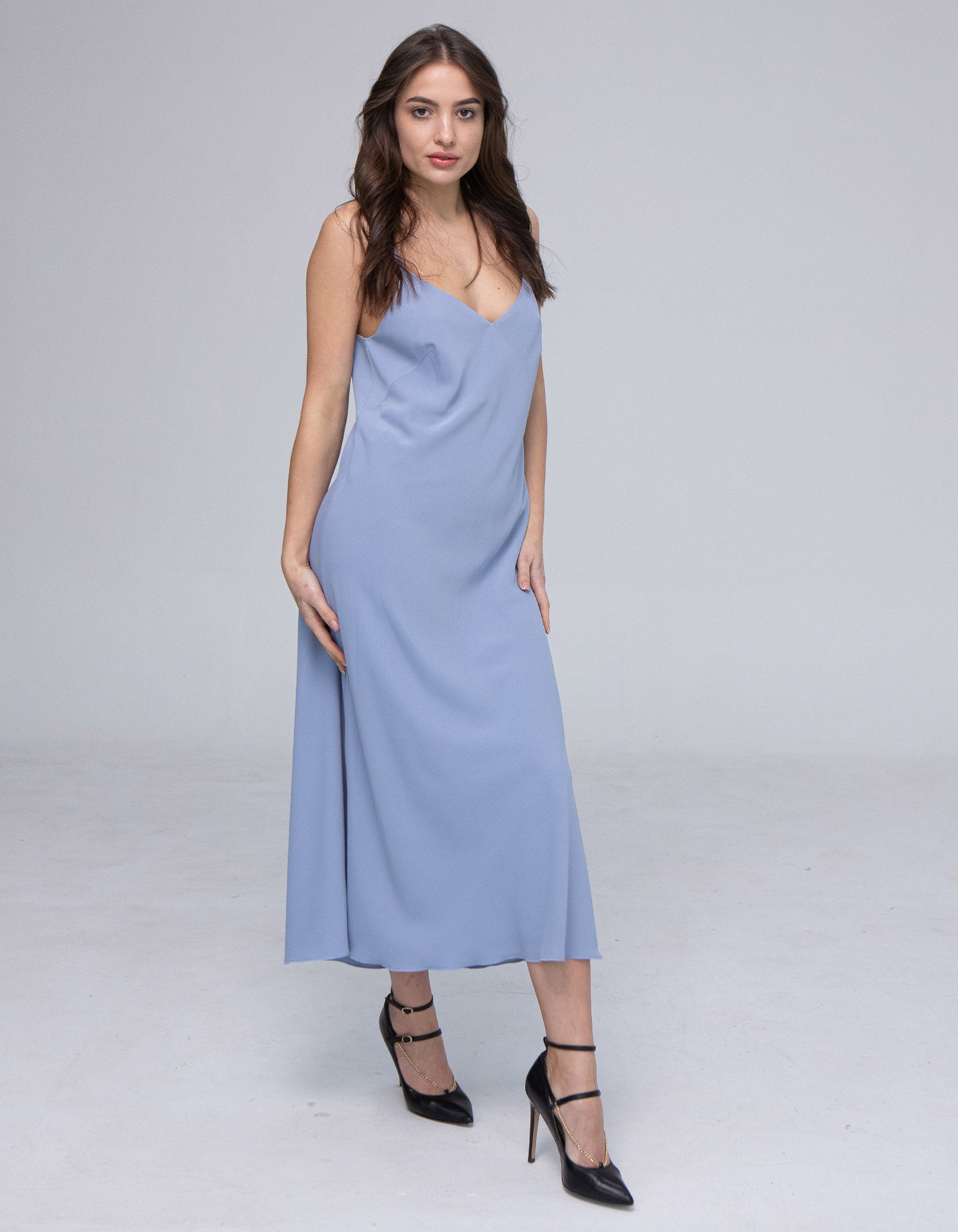 Сукня жіноча комбінація міді на брителях - Wear Me