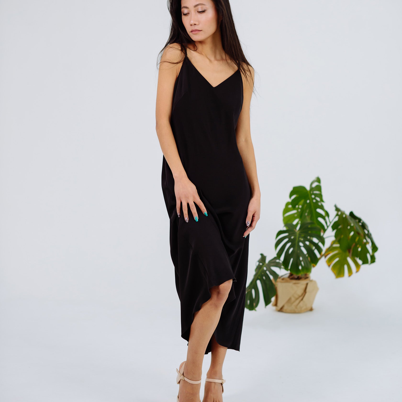 Сукня жіноча комбінація міді на брителях - Wear Me