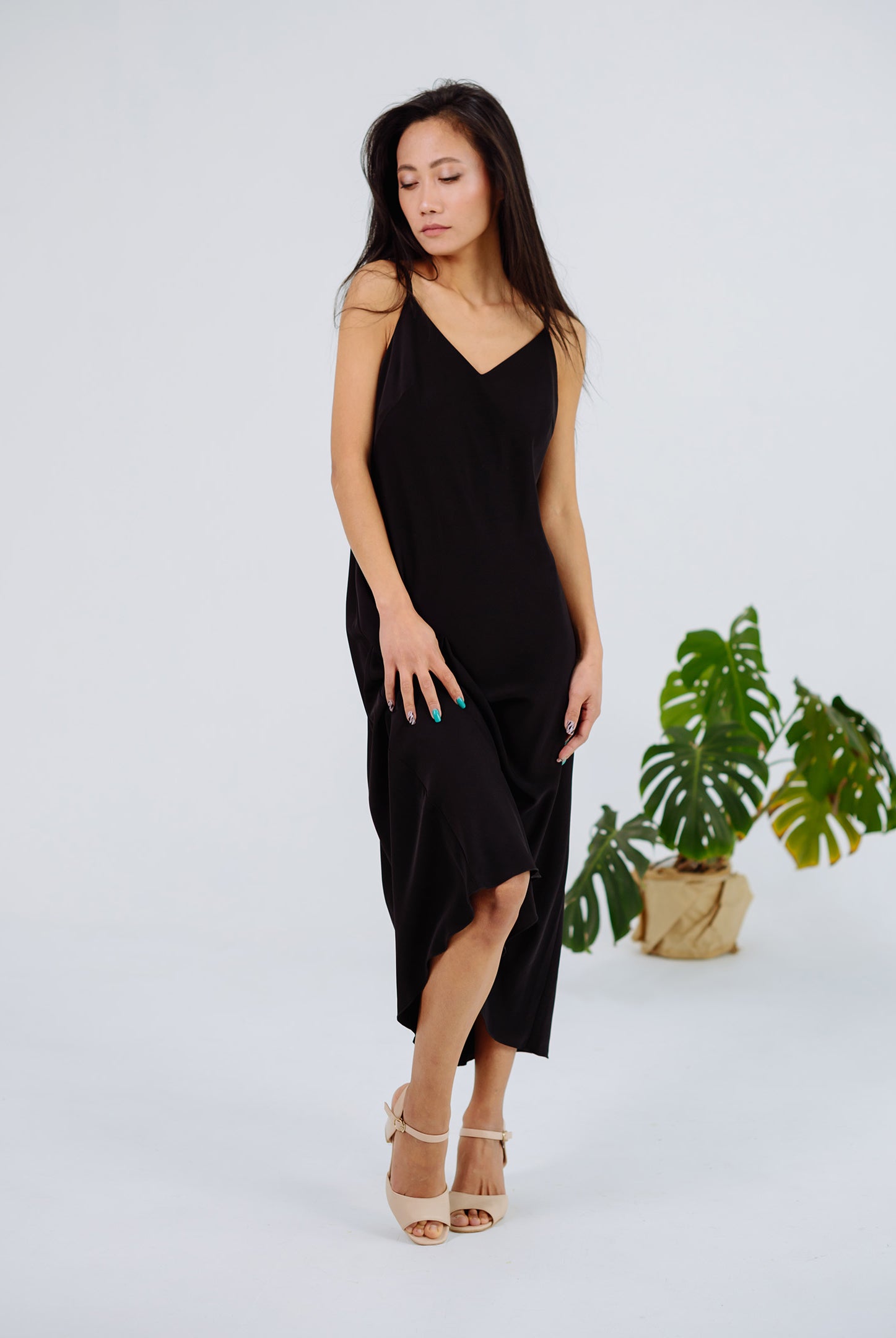 Сукня жіноча комбінація міді на брителях - Wear Me