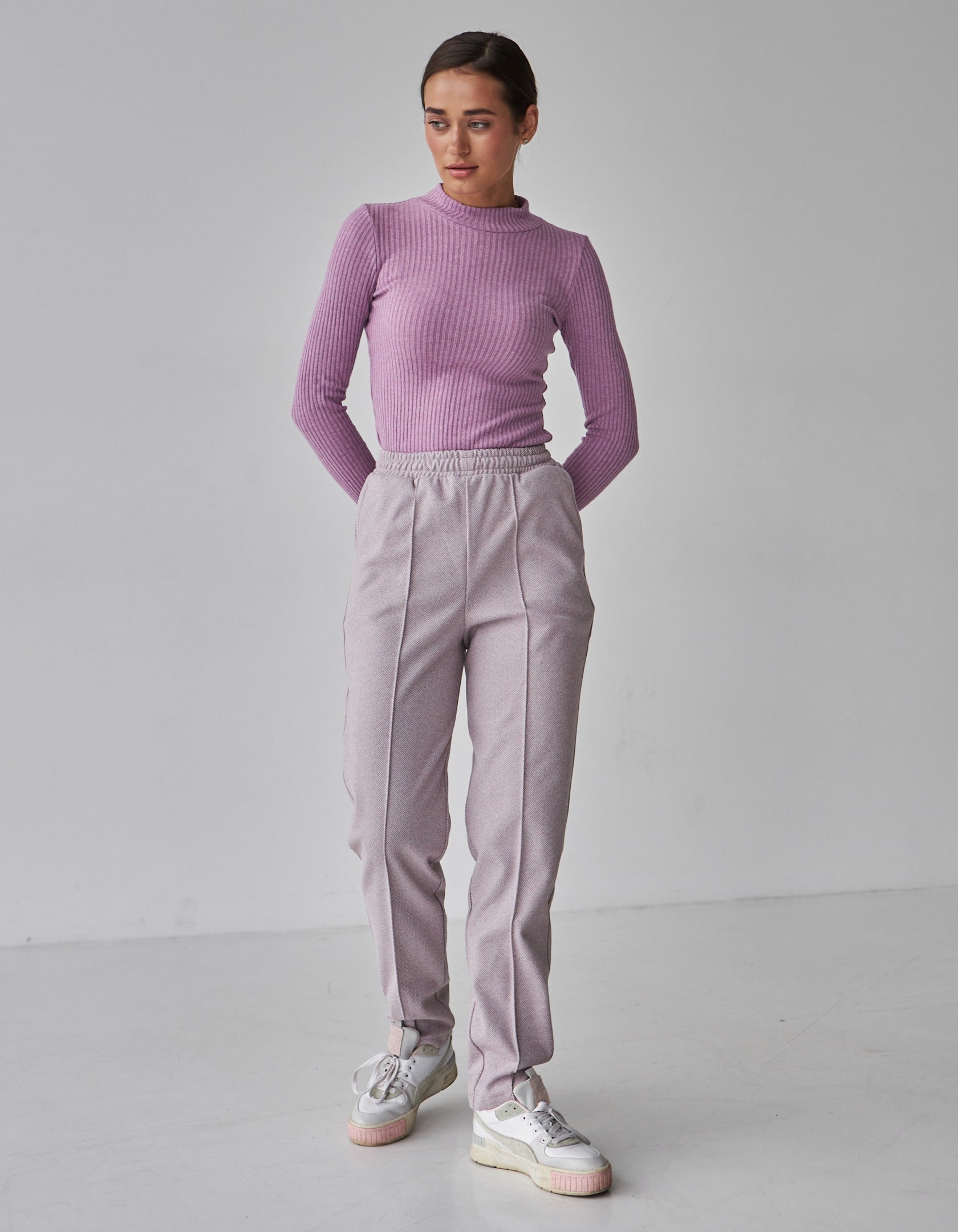Брюки жіночі теплі з костюмки - Wear Me