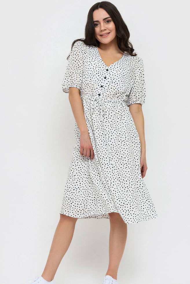 Сукня жіноча короткий рукав штапель - Wear Me