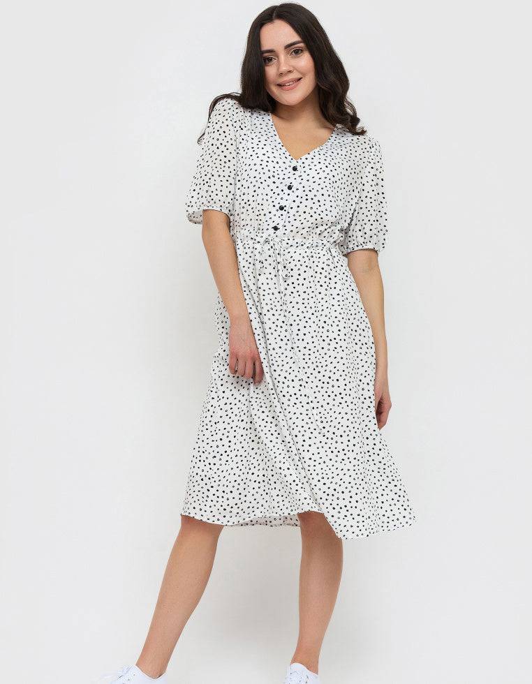 Сукня жіноча короткий рукав штапель - Wear Me
