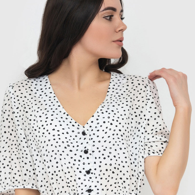 Сукня жіноча короткий рукав штапель - Wear Me