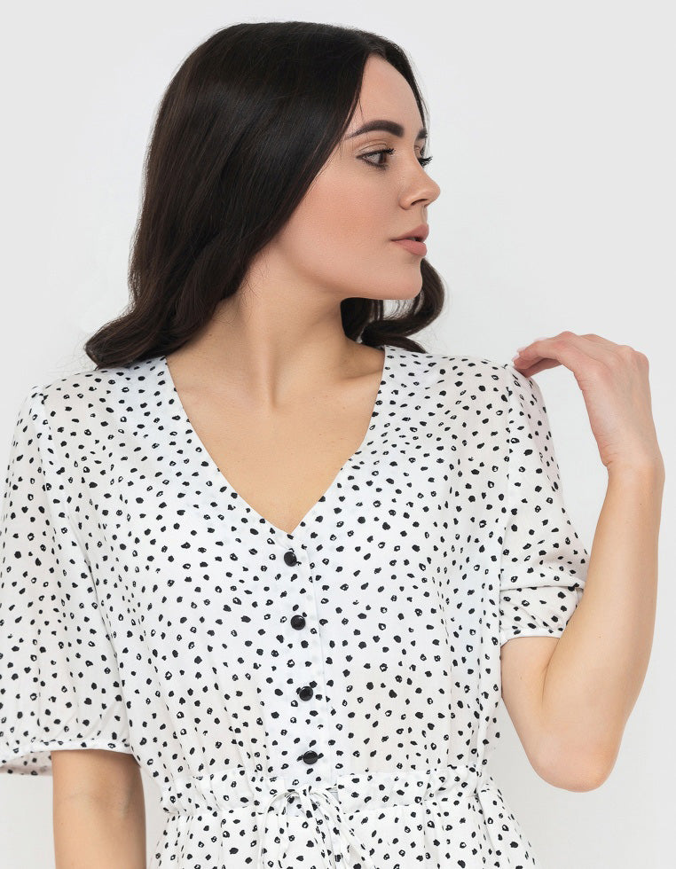 Сукня жіноча короткий рукав штапель - Wear Me
