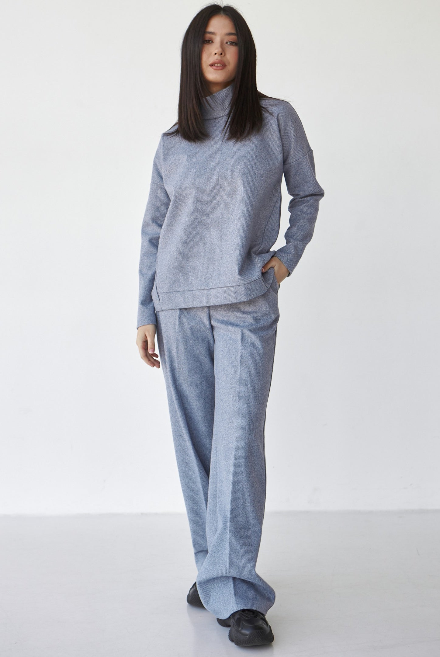 Брюки жіночі теплі з костюмки - Wear Me