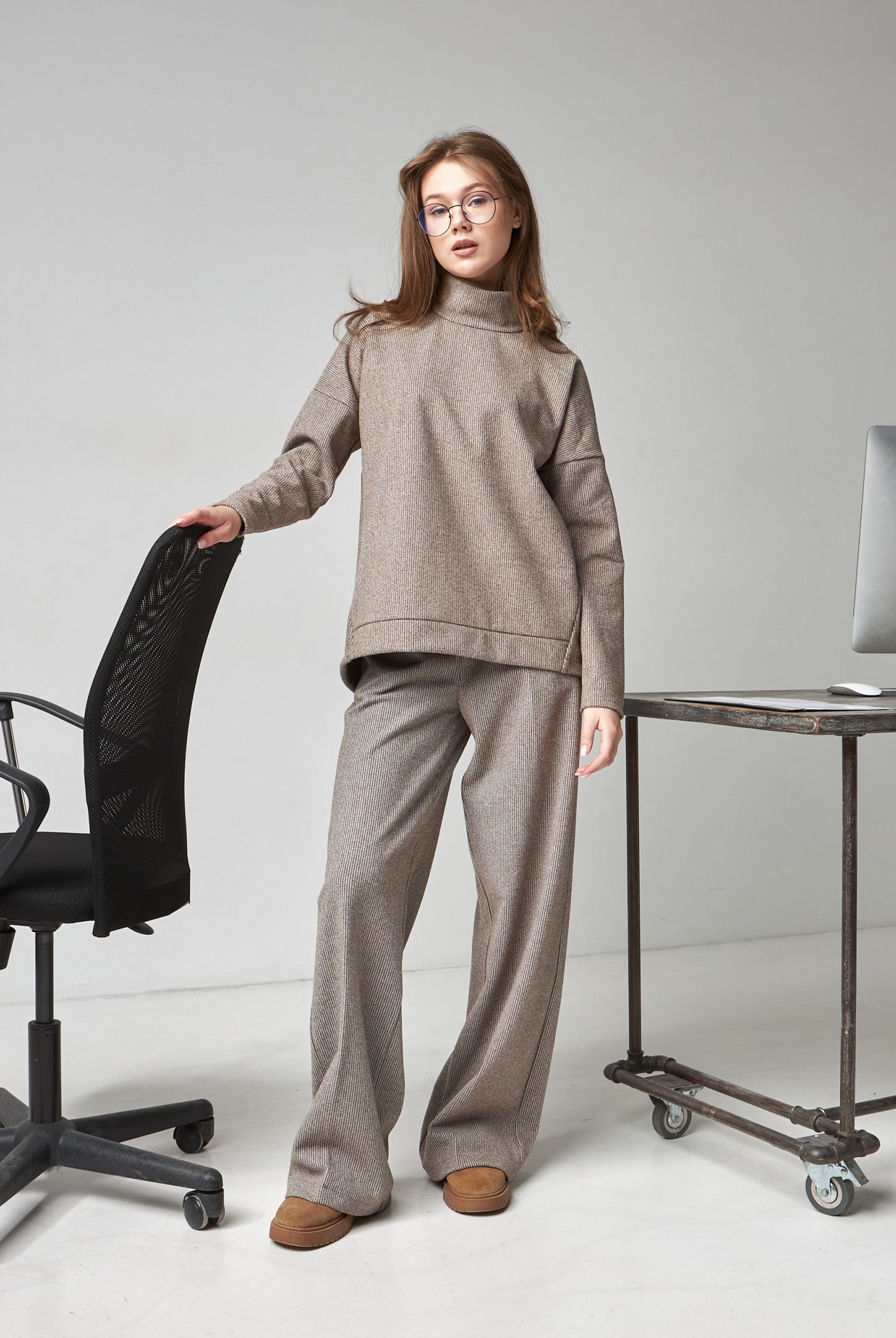 Брюки жіночі теплі з костюмки - Wear Me