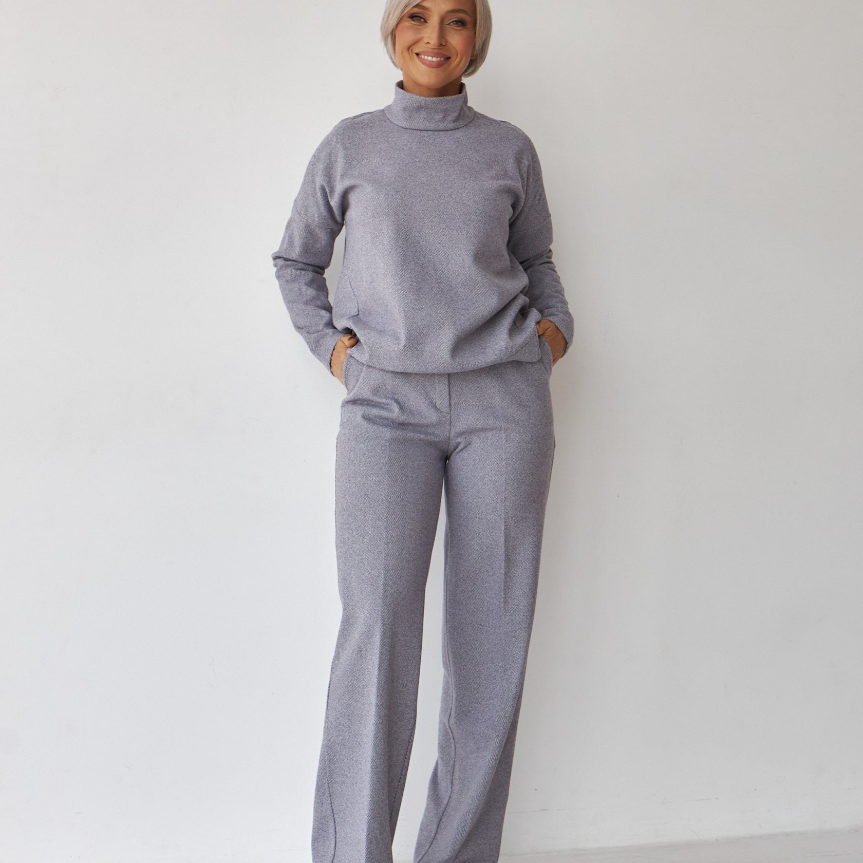 Брюки жіночі теплі з костюмки - Wear Me