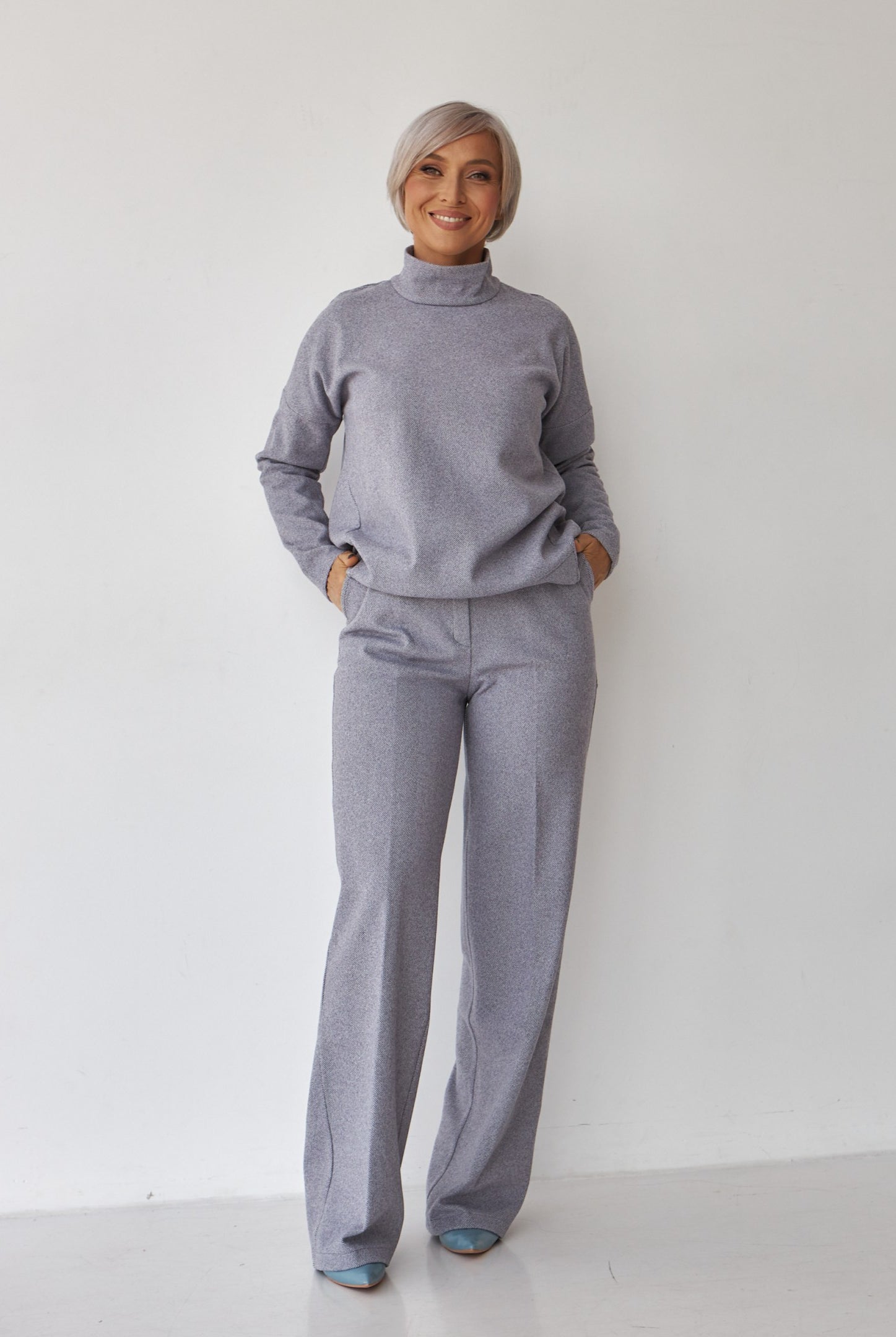 Брюки жіночі теплі з костюмки - Wear Me