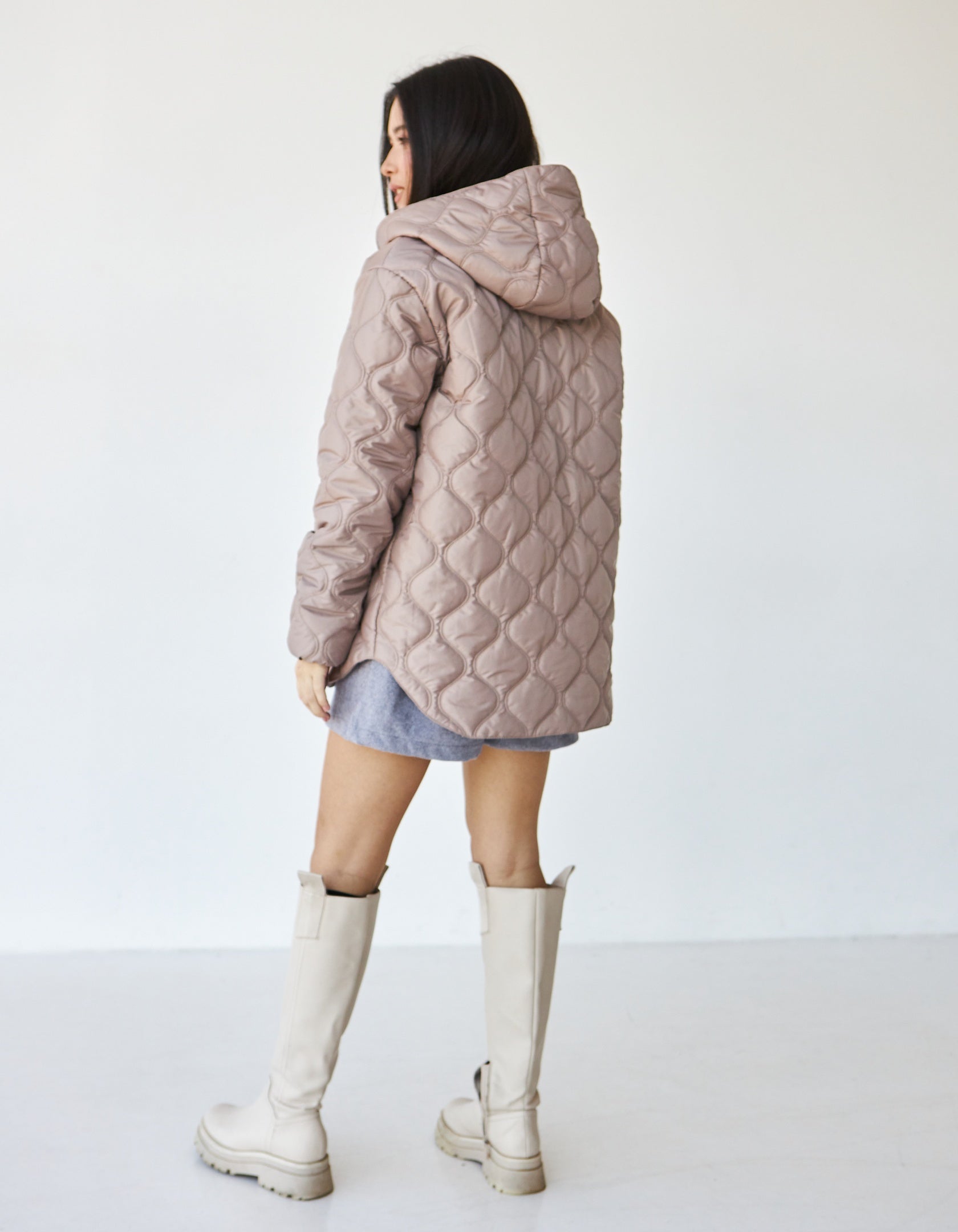 Куртка жіноча стьобана на кнопках - Wear Me