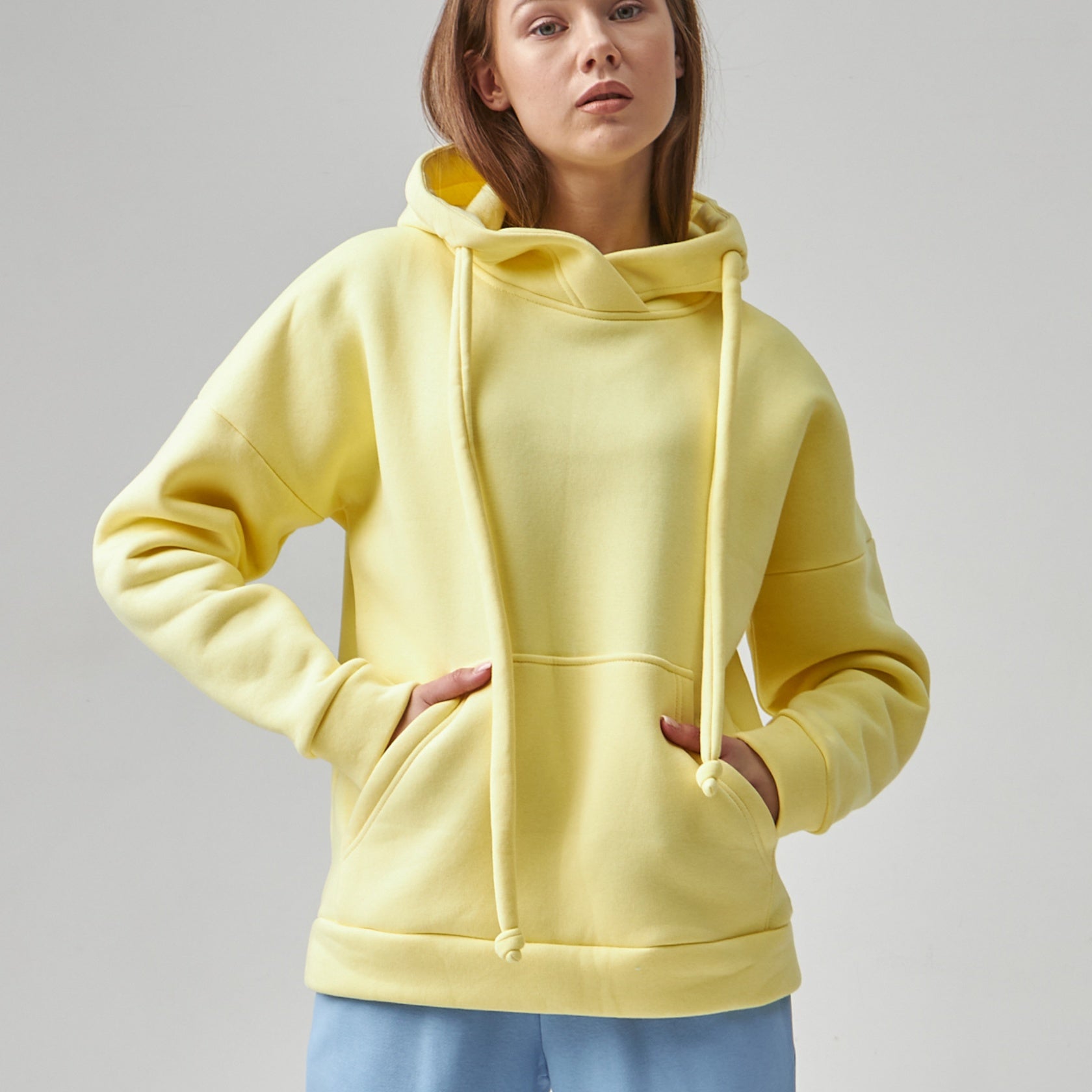 Худі жіноче тепле з кишенею начос - Wear Me