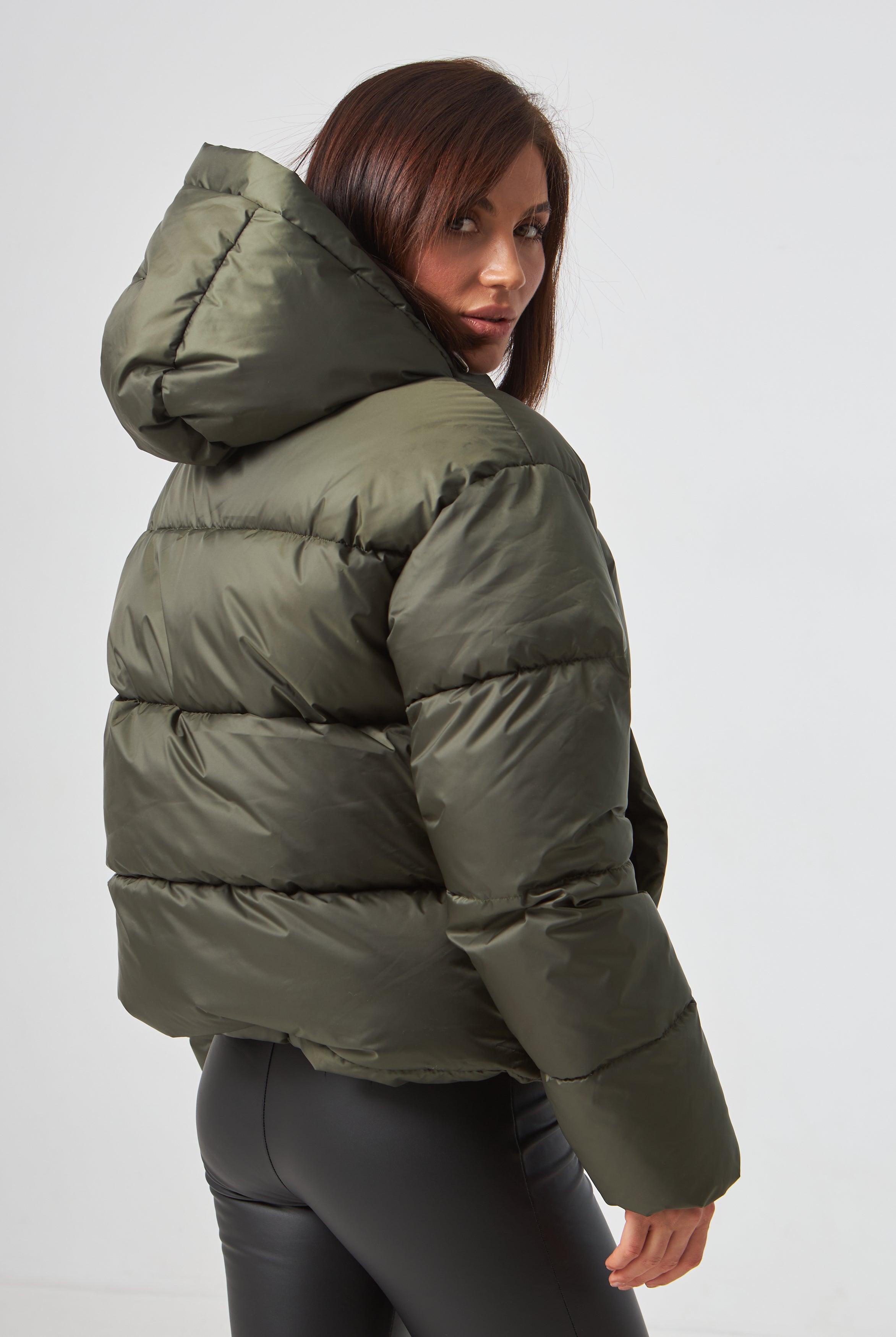 Куртка пуховик вкорочена на блискавці - Wear Me