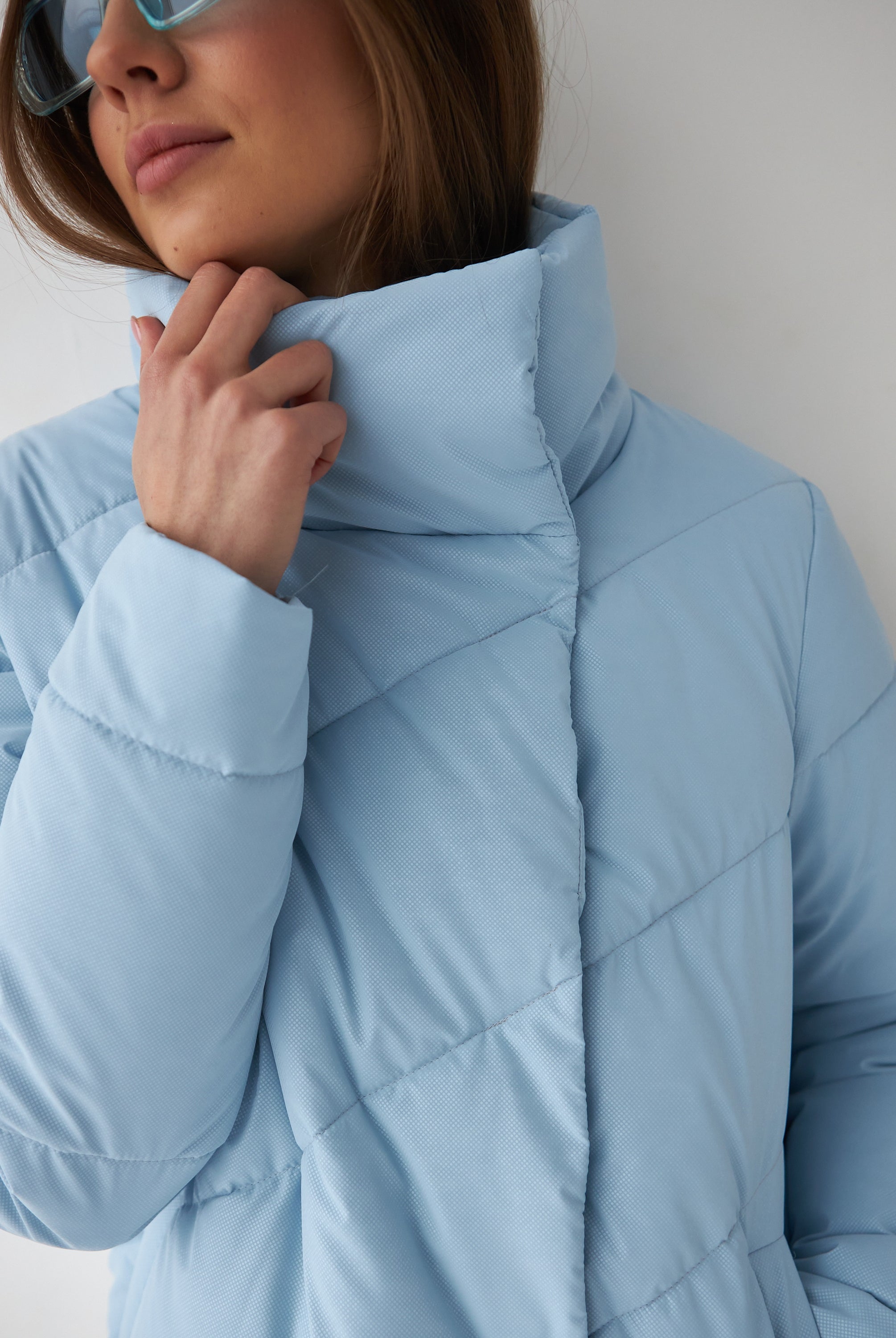Куртка жіноча на кнопках з коміром-стійкою - Wear Me