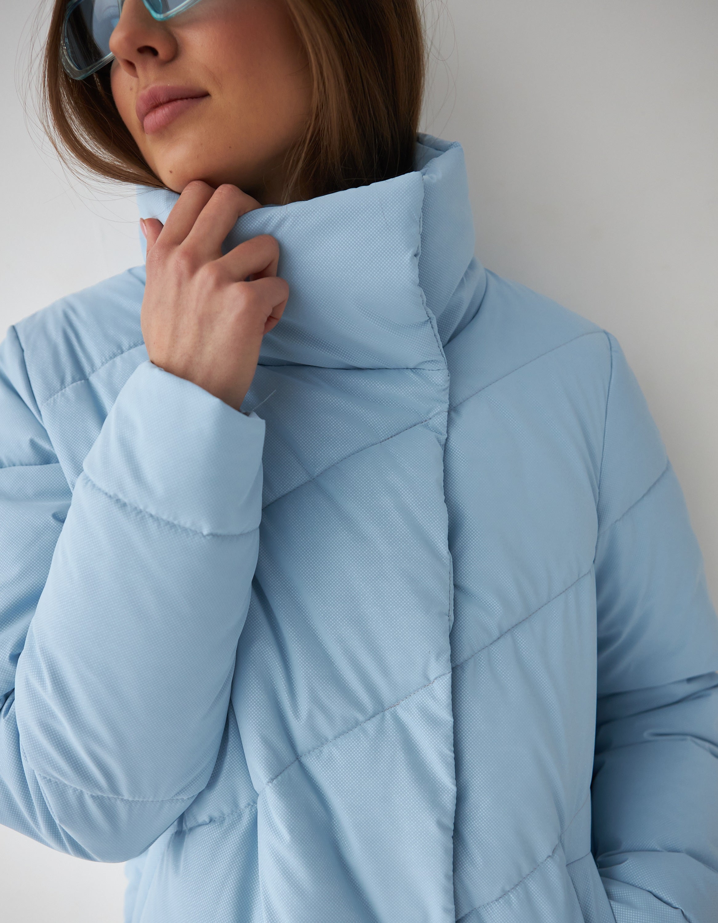 Куртка жіноча на кнопках з коміром-стійкою - Wear Me