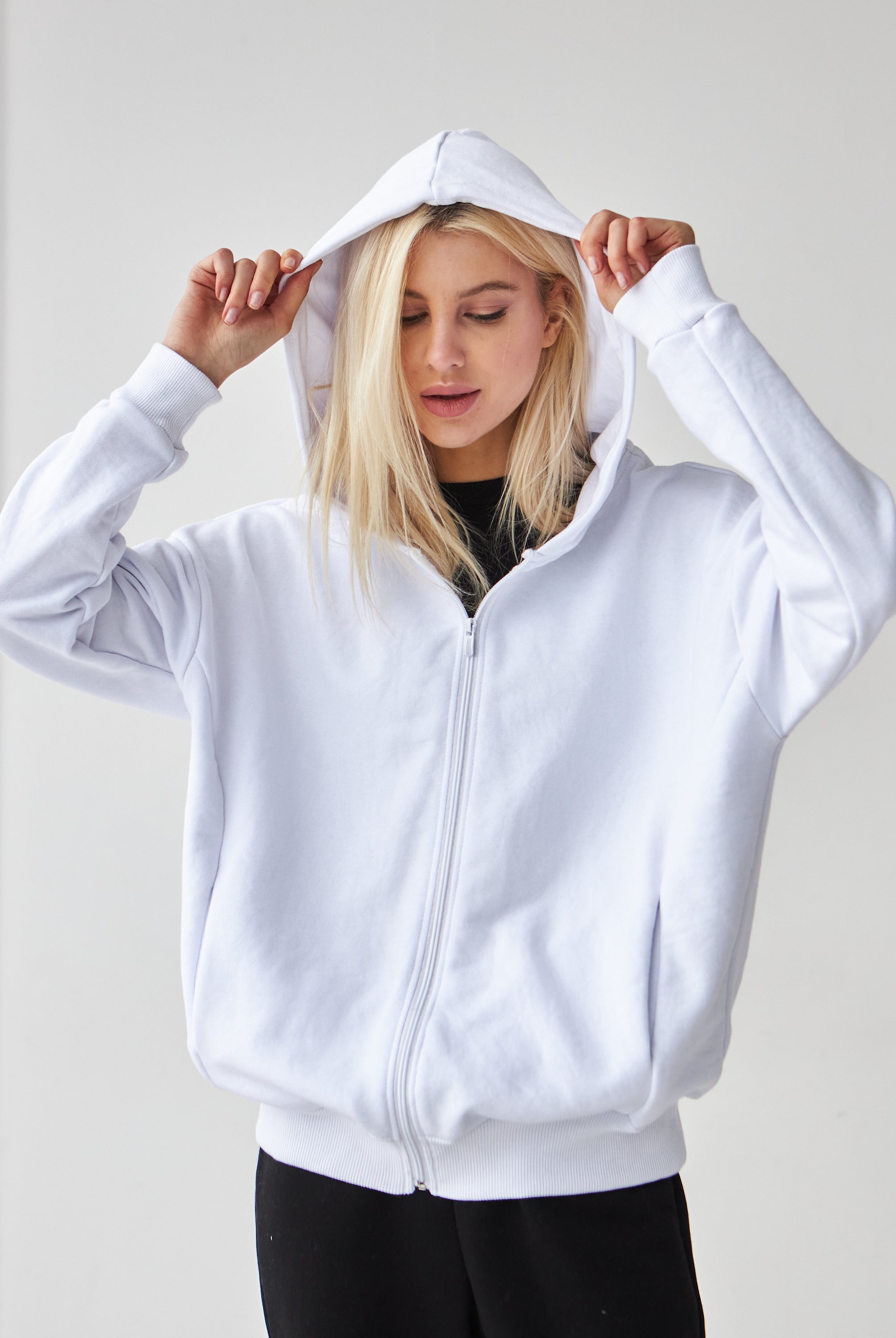 Худі на блискавці з трьохнитки - Wear Me