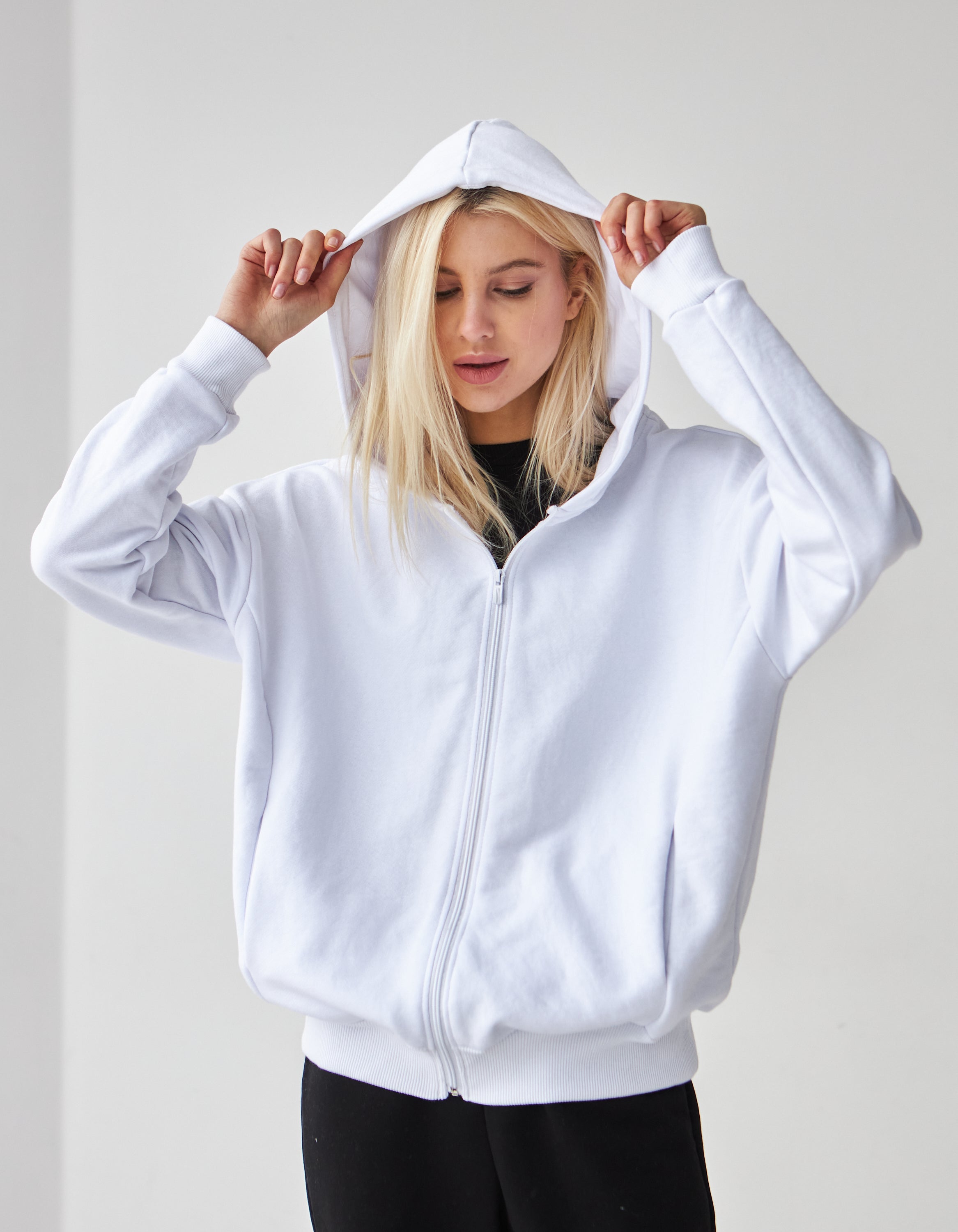 Худі на блискавці з трьохнитки - Wear Me