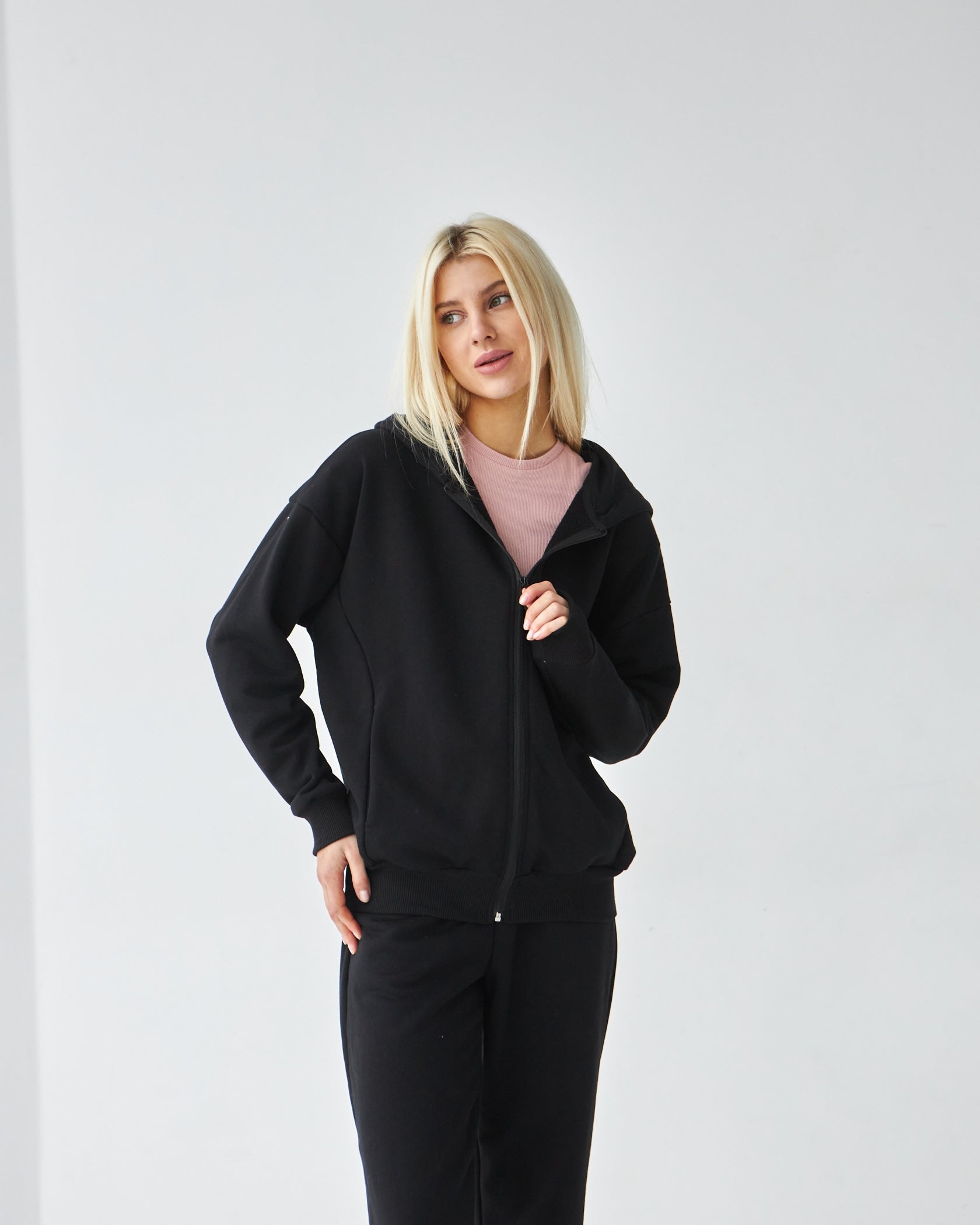 Худі на блискавці з трьохнитки - Wear Me