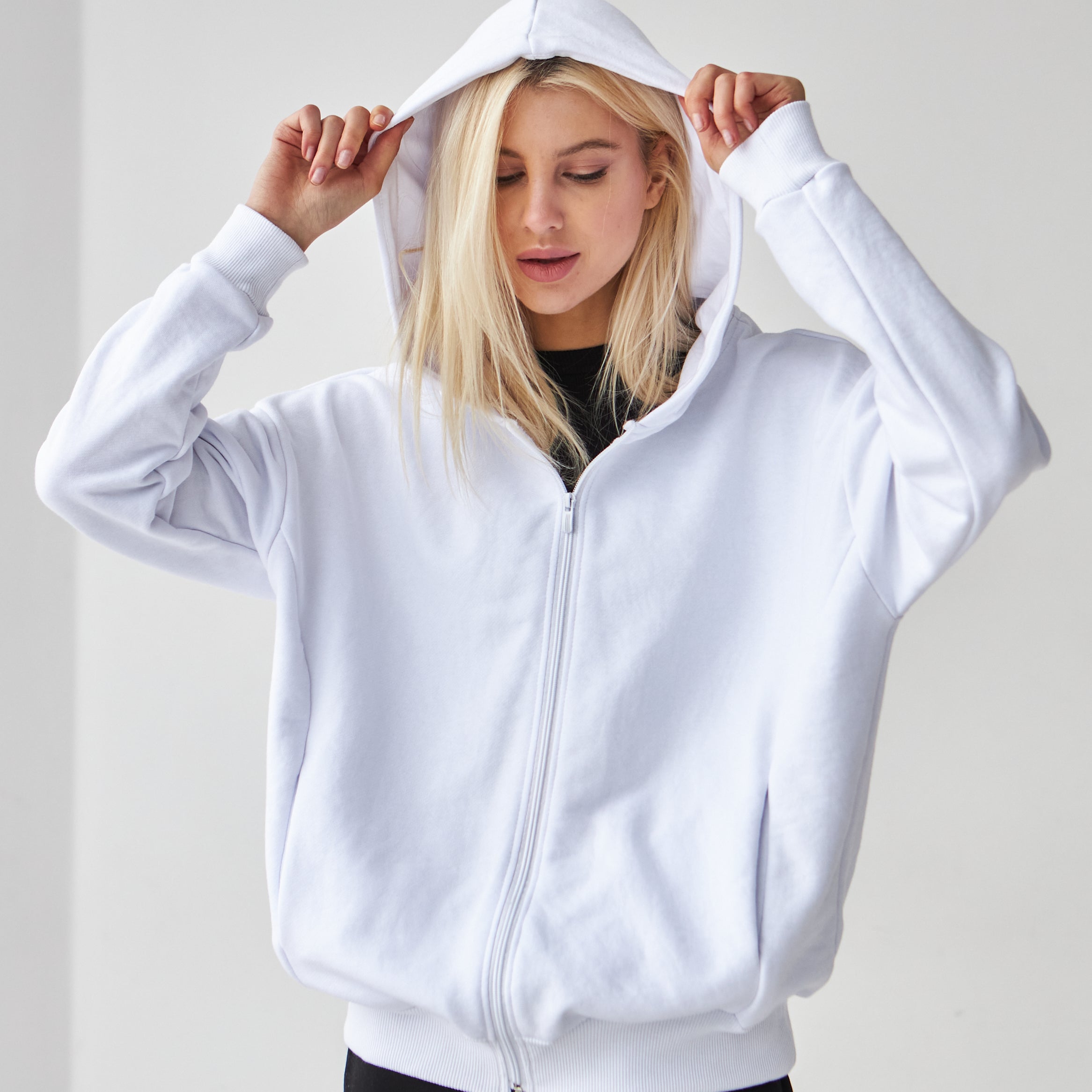 Худі на блискавці з трьохнитки