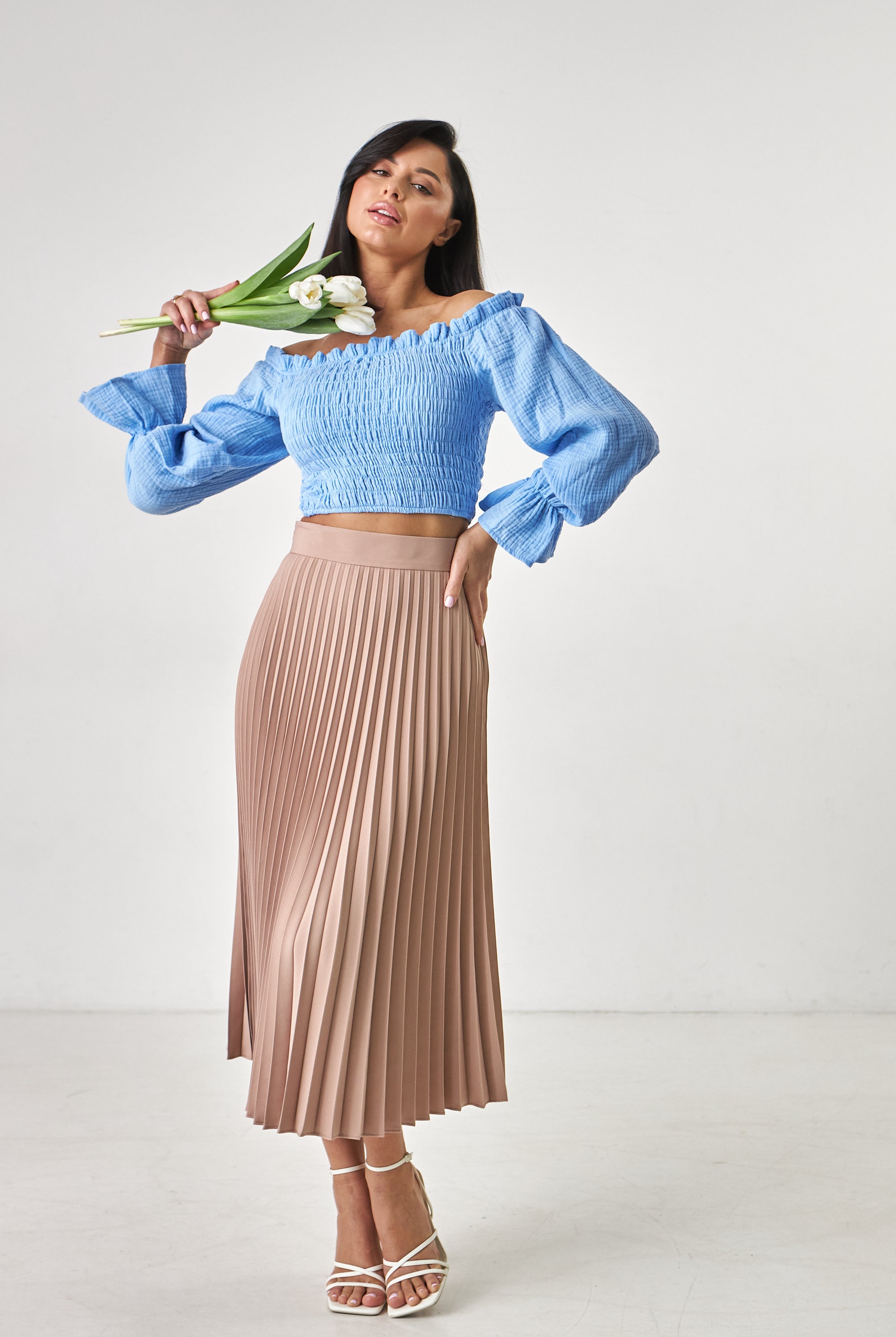 Блуза топ з резинкою по ліфу та спині - Wear Me
