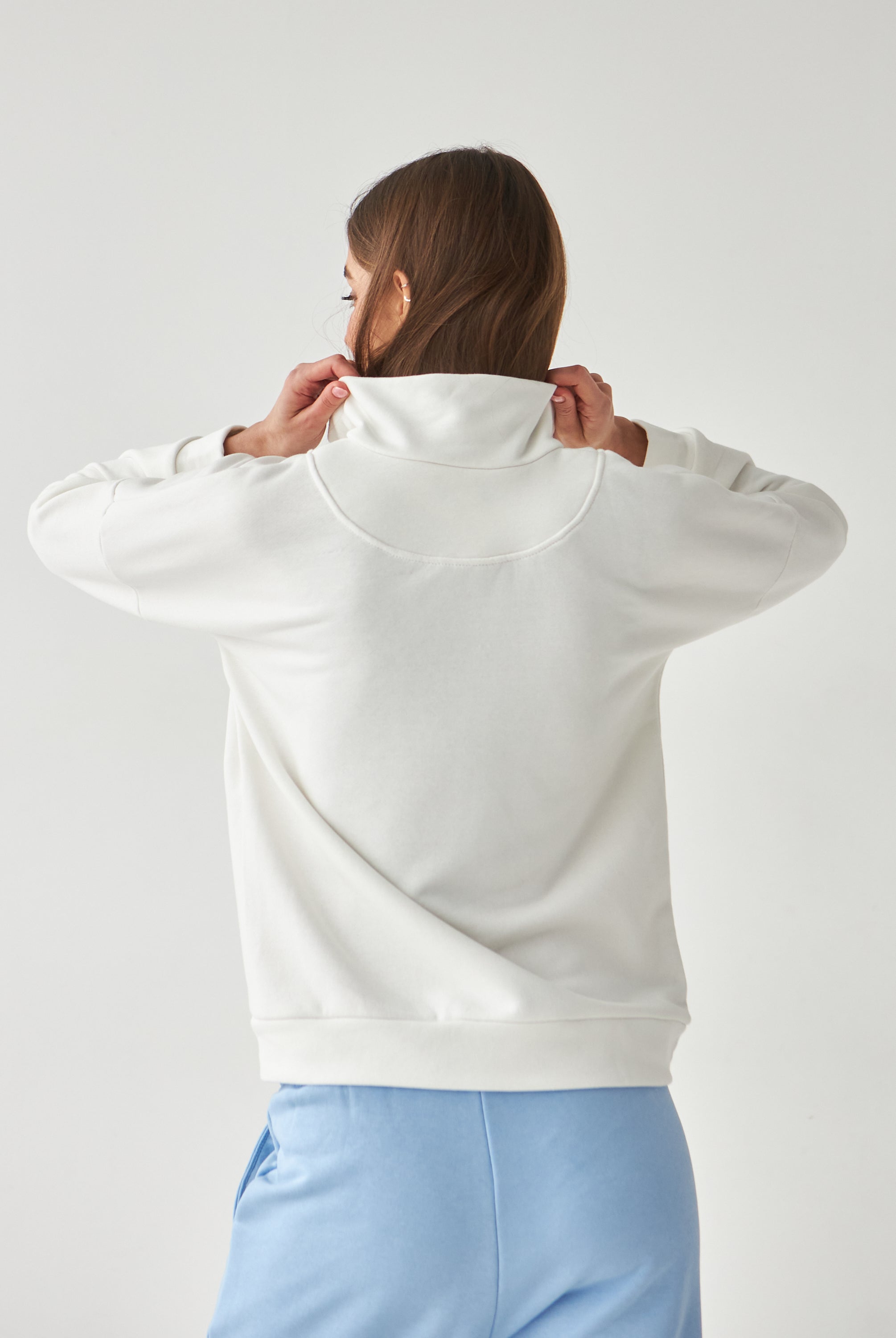 Худі жіноче із замком і високим коміром - Wear Me