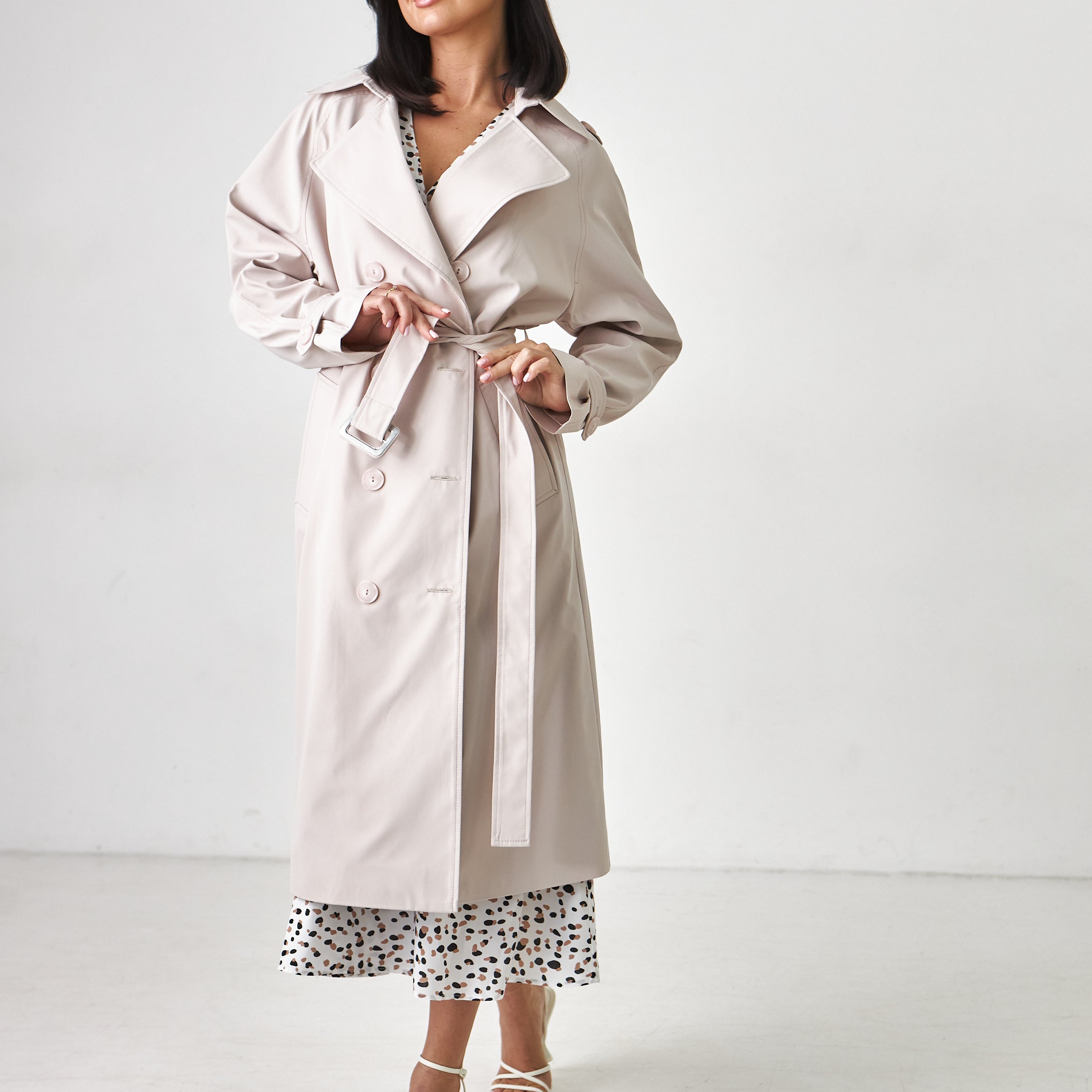 Тренч жіночий з плащівки