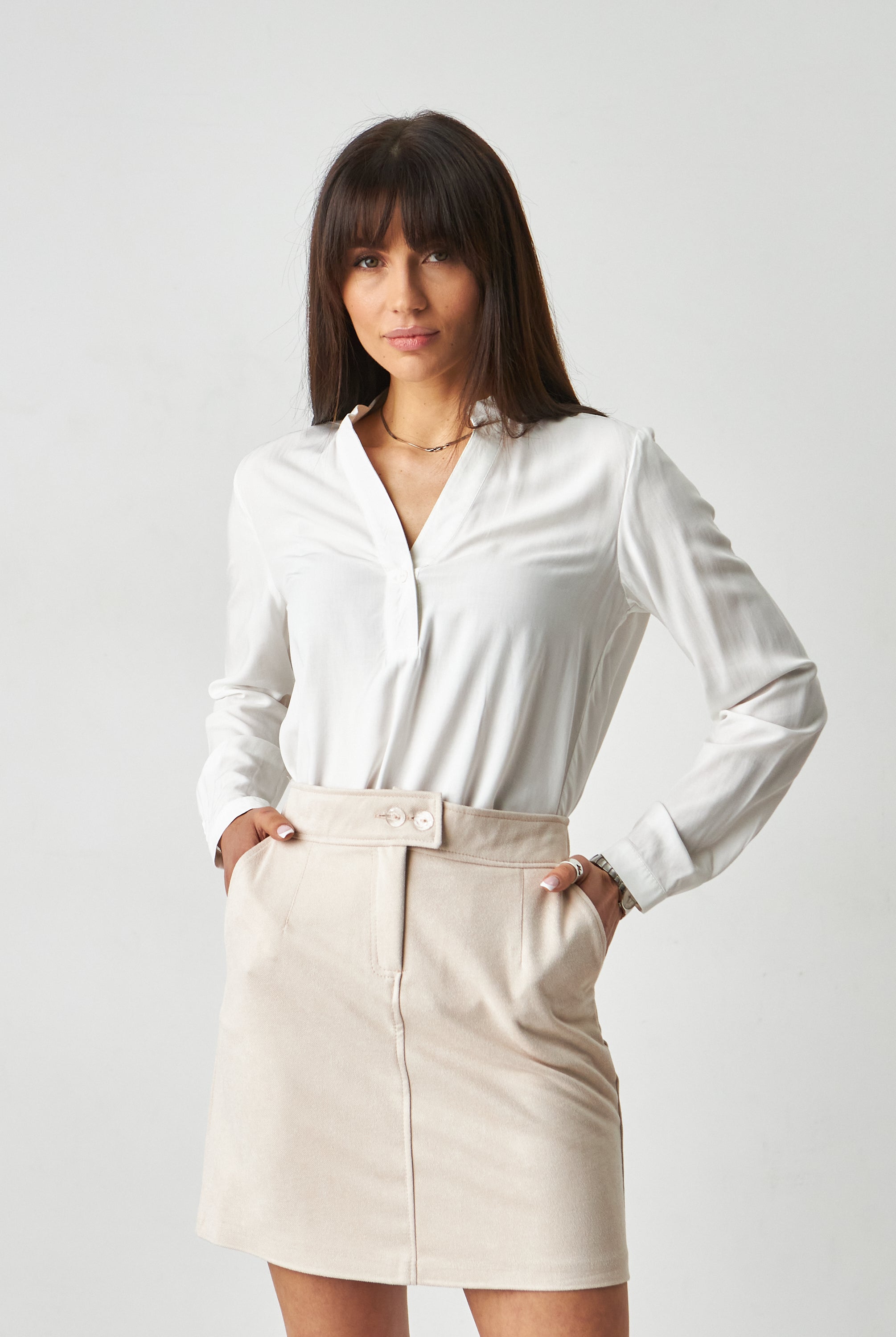 Блуза з планкою та гудзиками - Wear Me