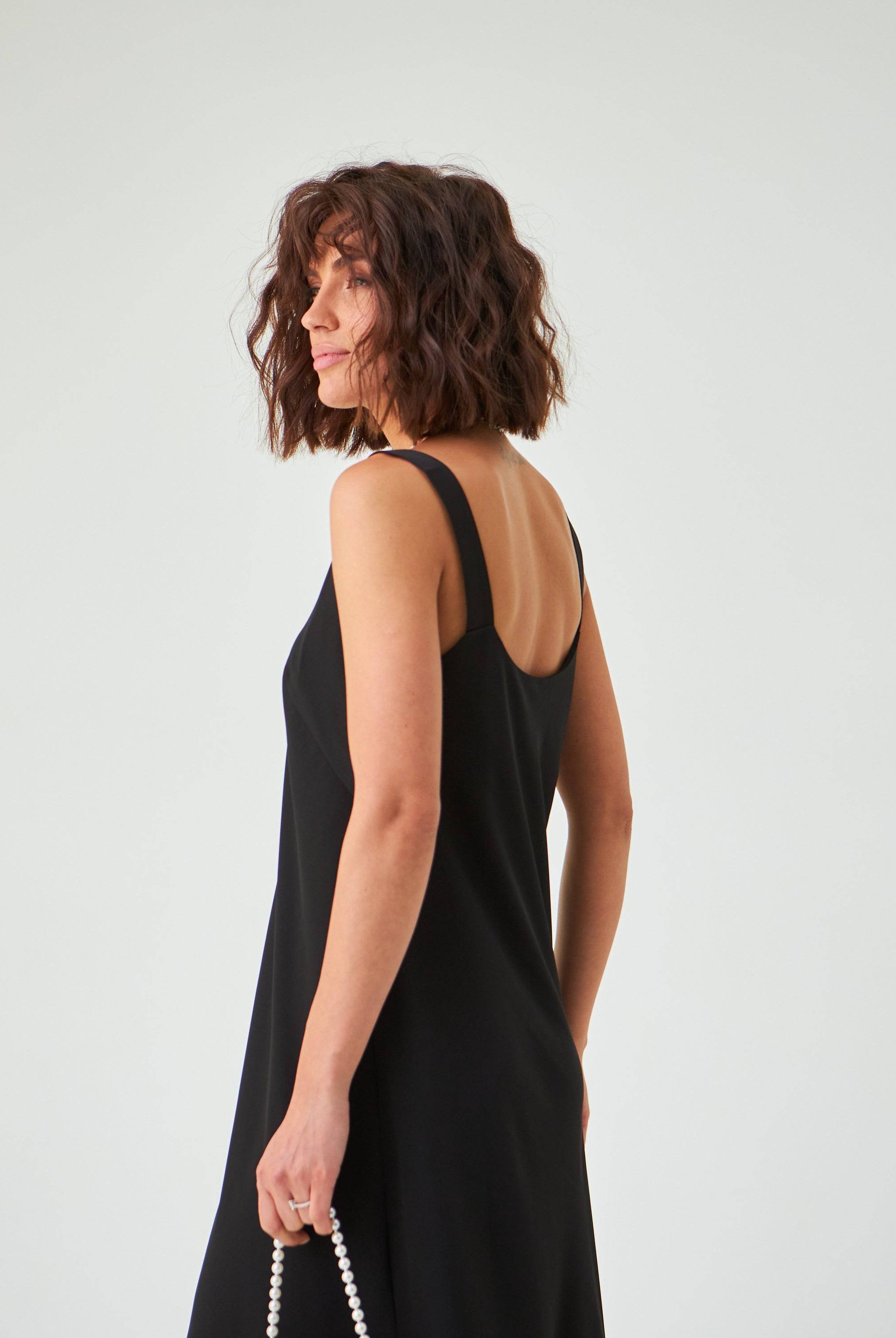 Сукня міді на широких бретелях - Wear Me