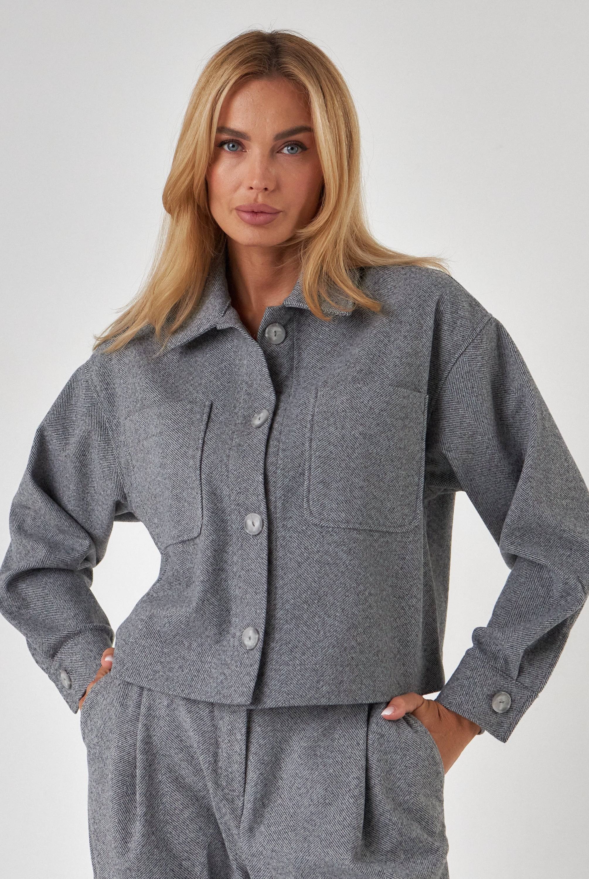 Жакет "ГЛОРІЯ" укорочений з костюмки - Wear Me
