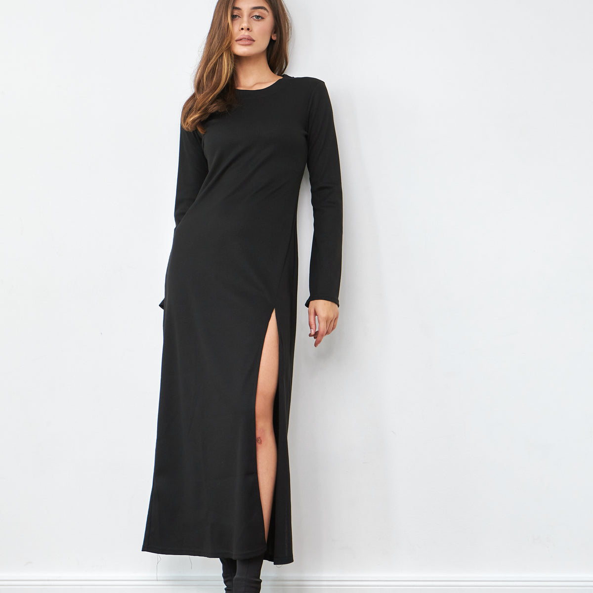 Сукня базова максі з трикотажу - Wear Me