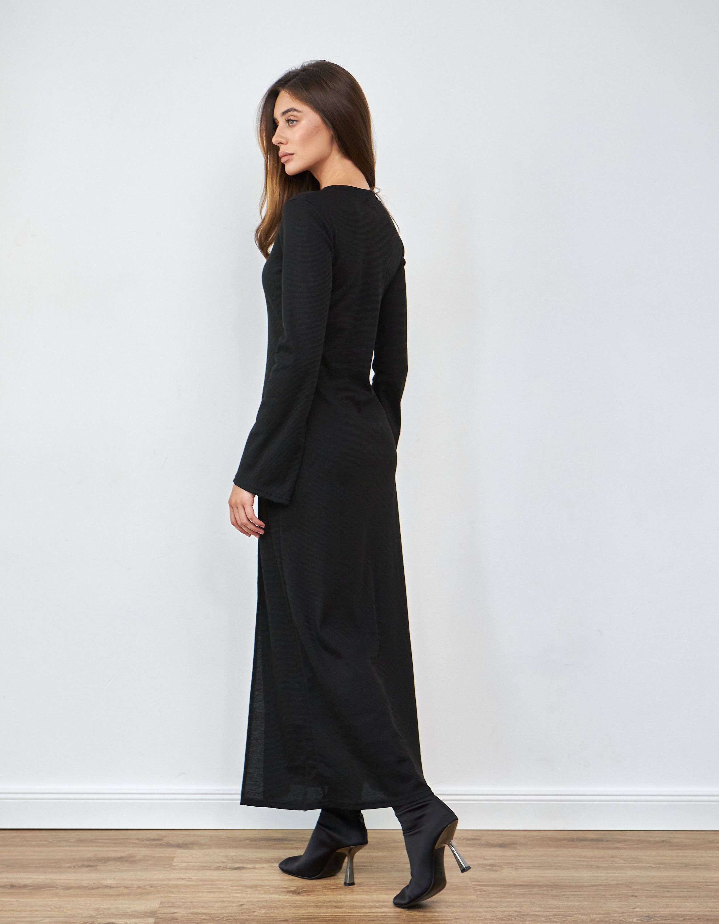 Сукня базова максі з трикотажу - Wear Me