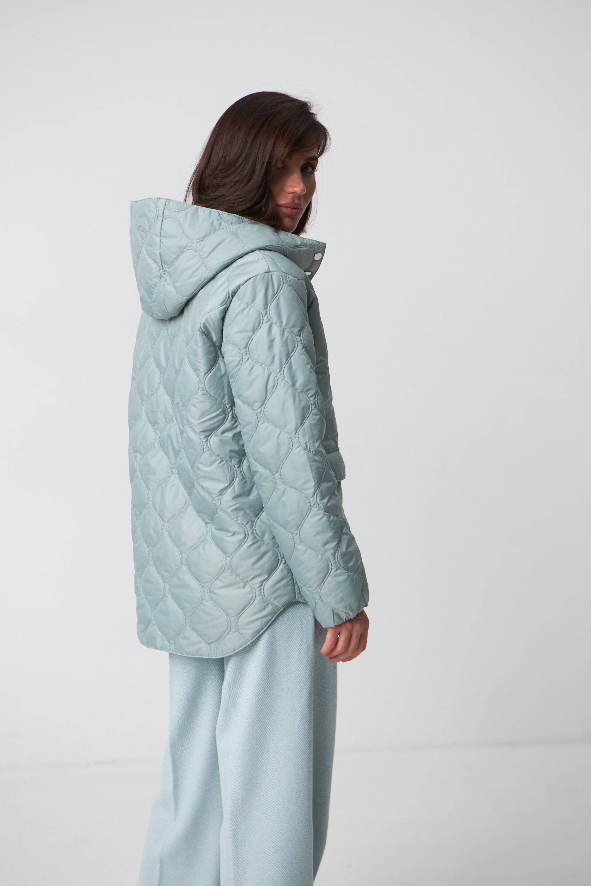 Куртка стьобана на кнопках - Wear Me
