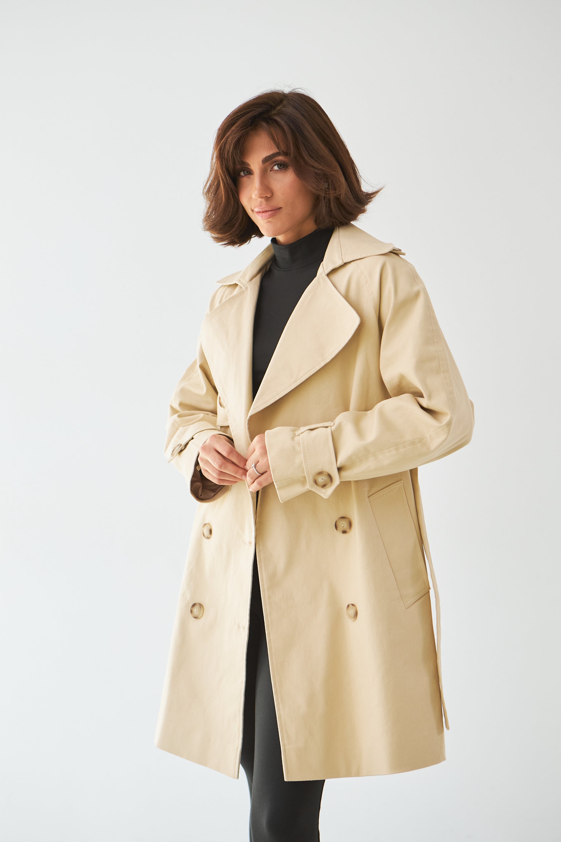 Тренч укорочений котон - Wear Me