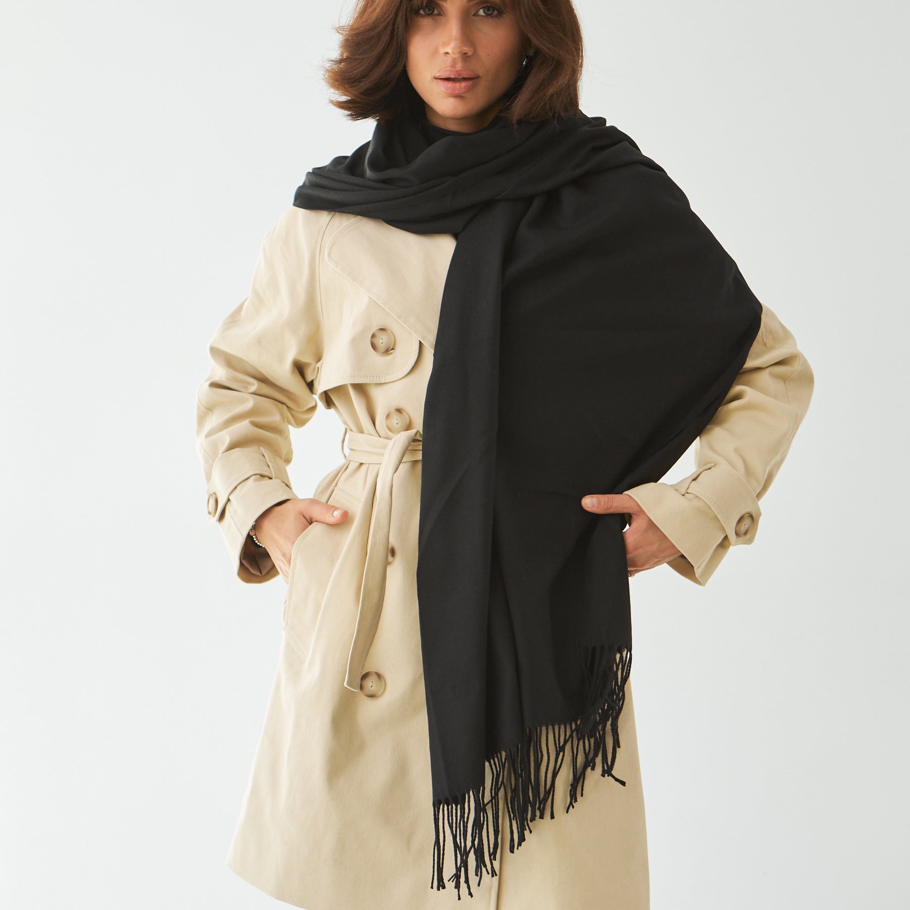 Шарф кашемір однотонний - Wear Me