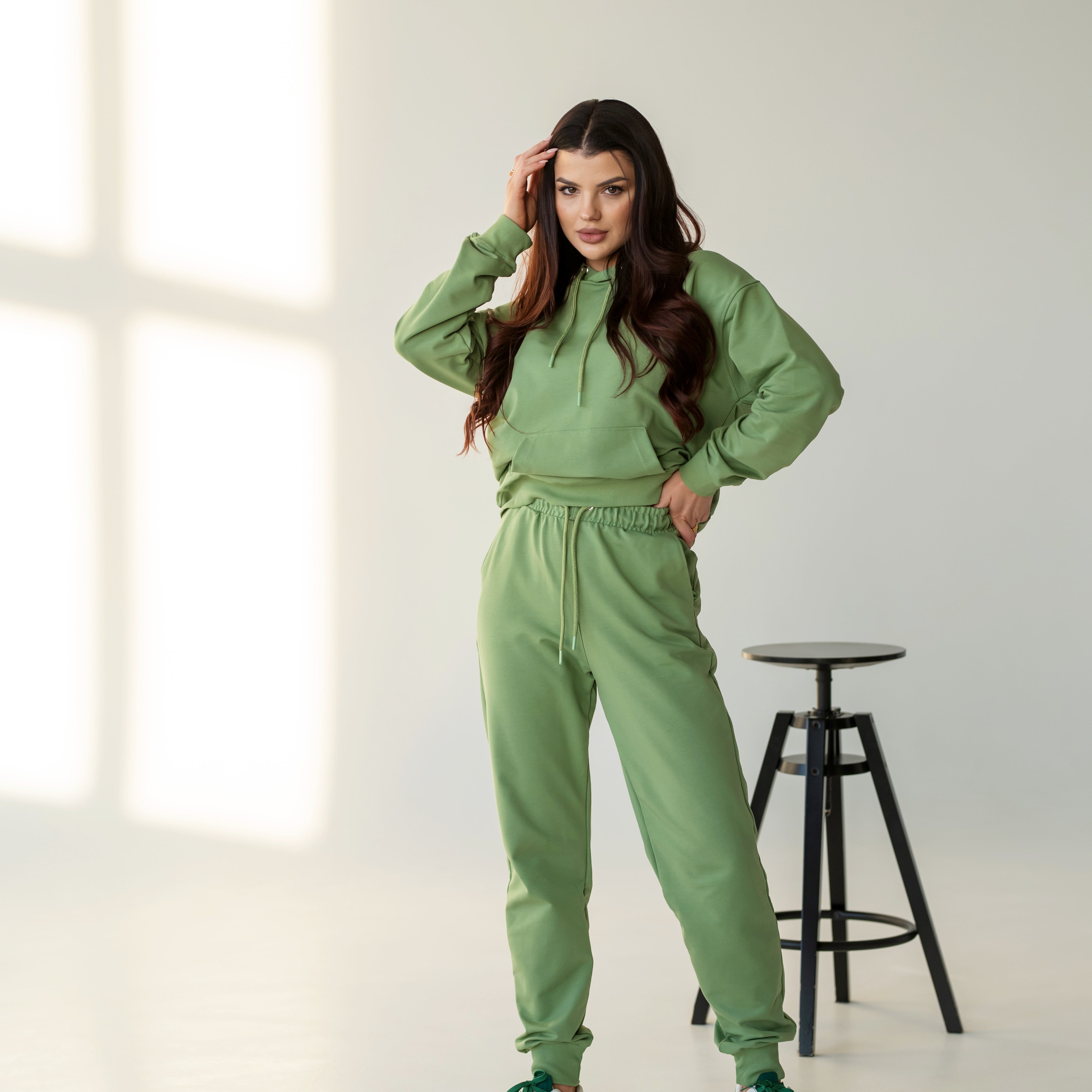 Худі з двонитки з капюшоном - Wear Me