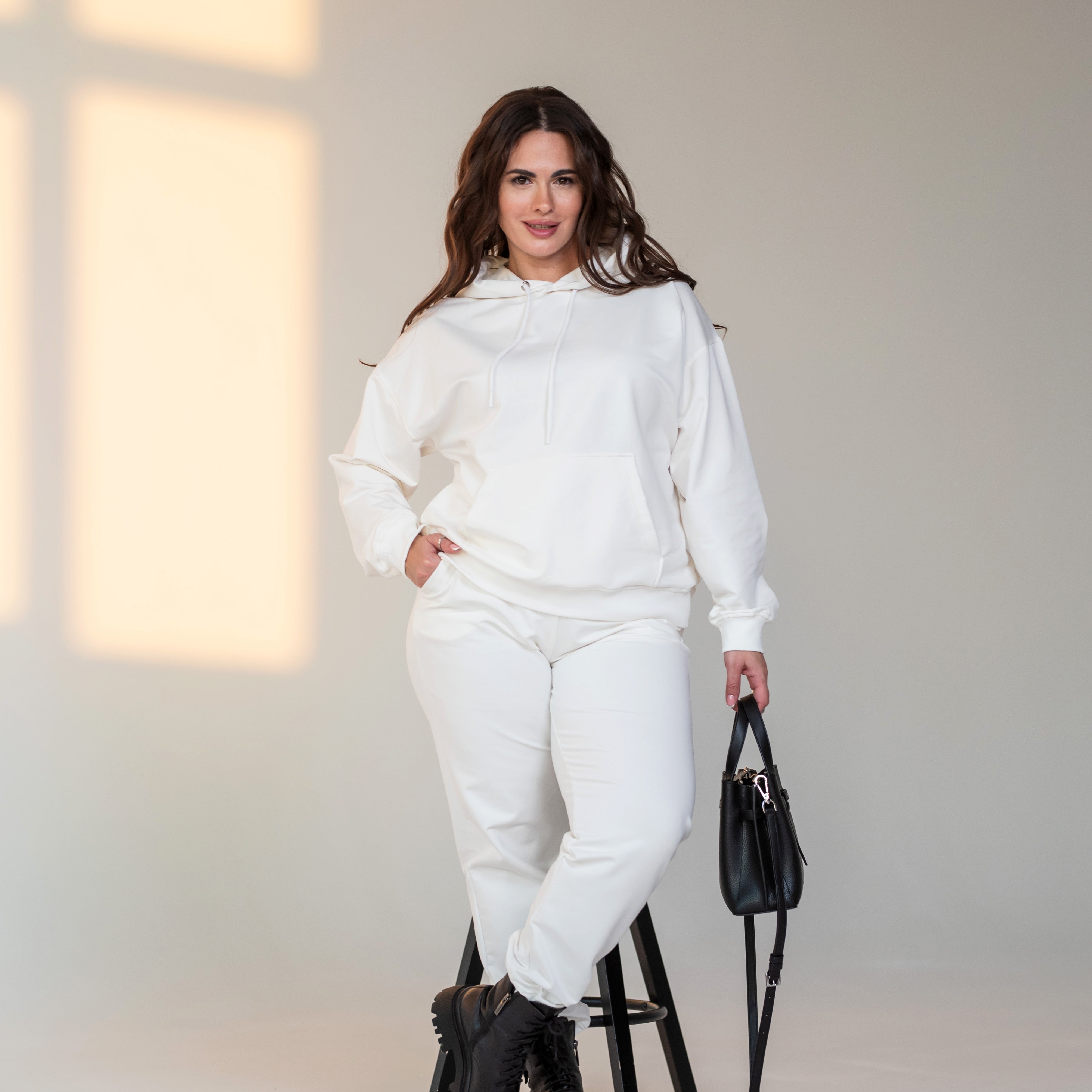 Худі з двонитки з капюшоном - Wear Me