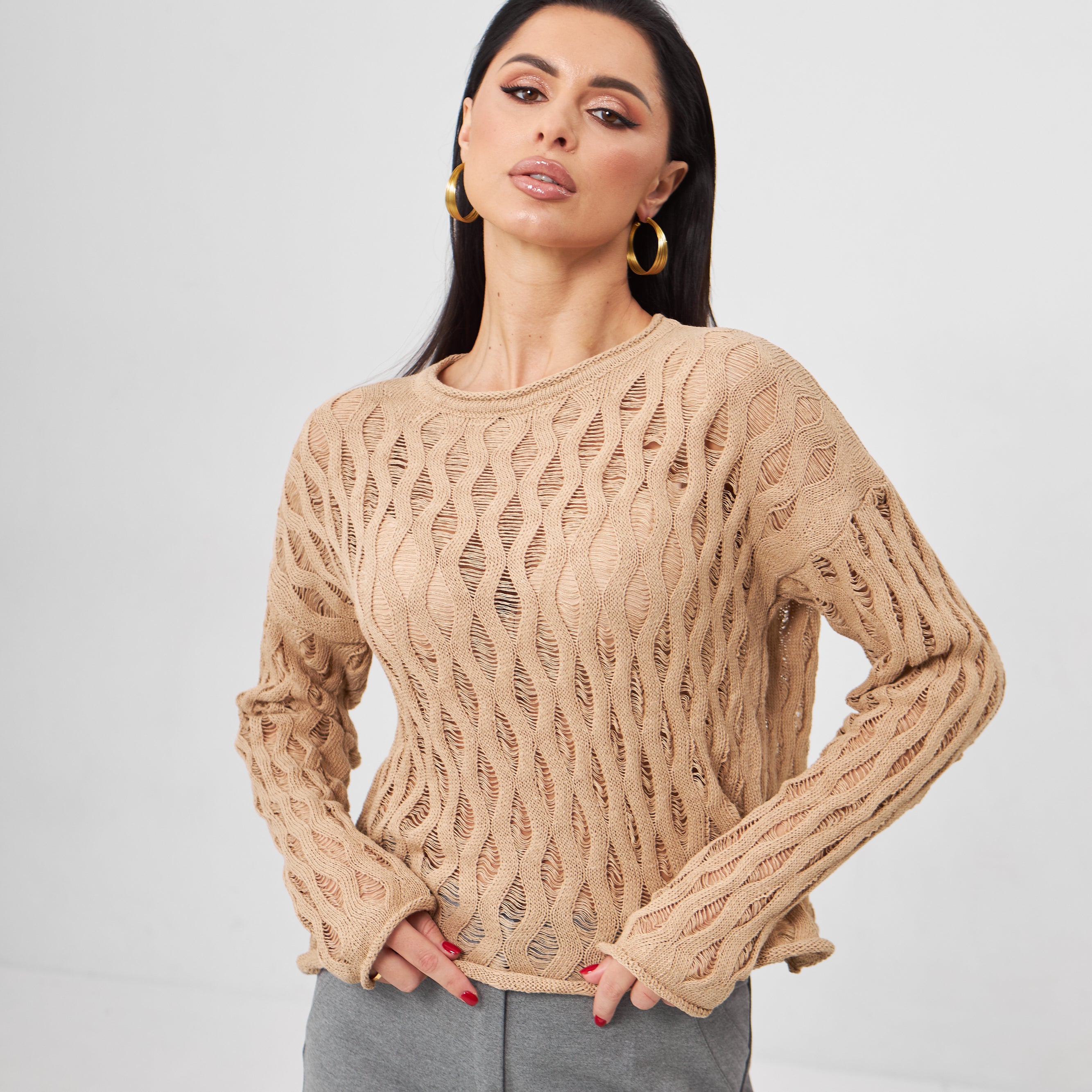 Джемпер ажурний хвилька - Wear Me