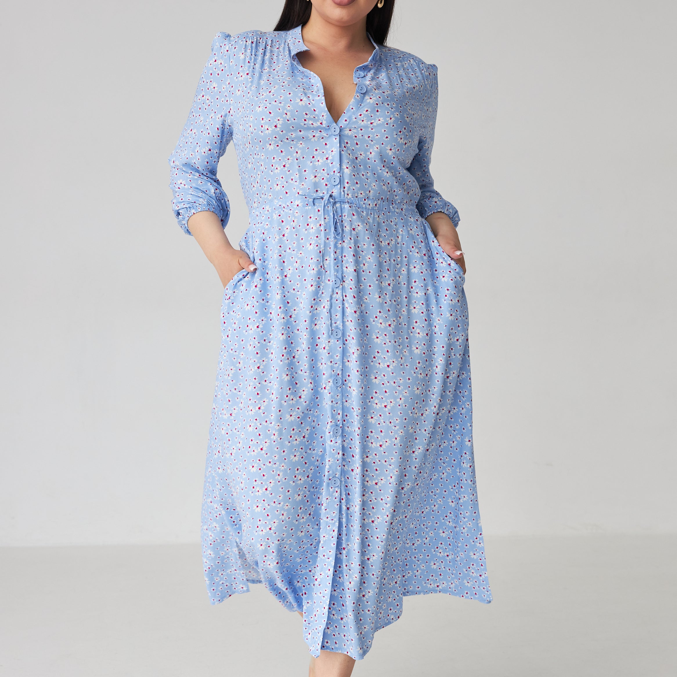 Сукня максі з поясом