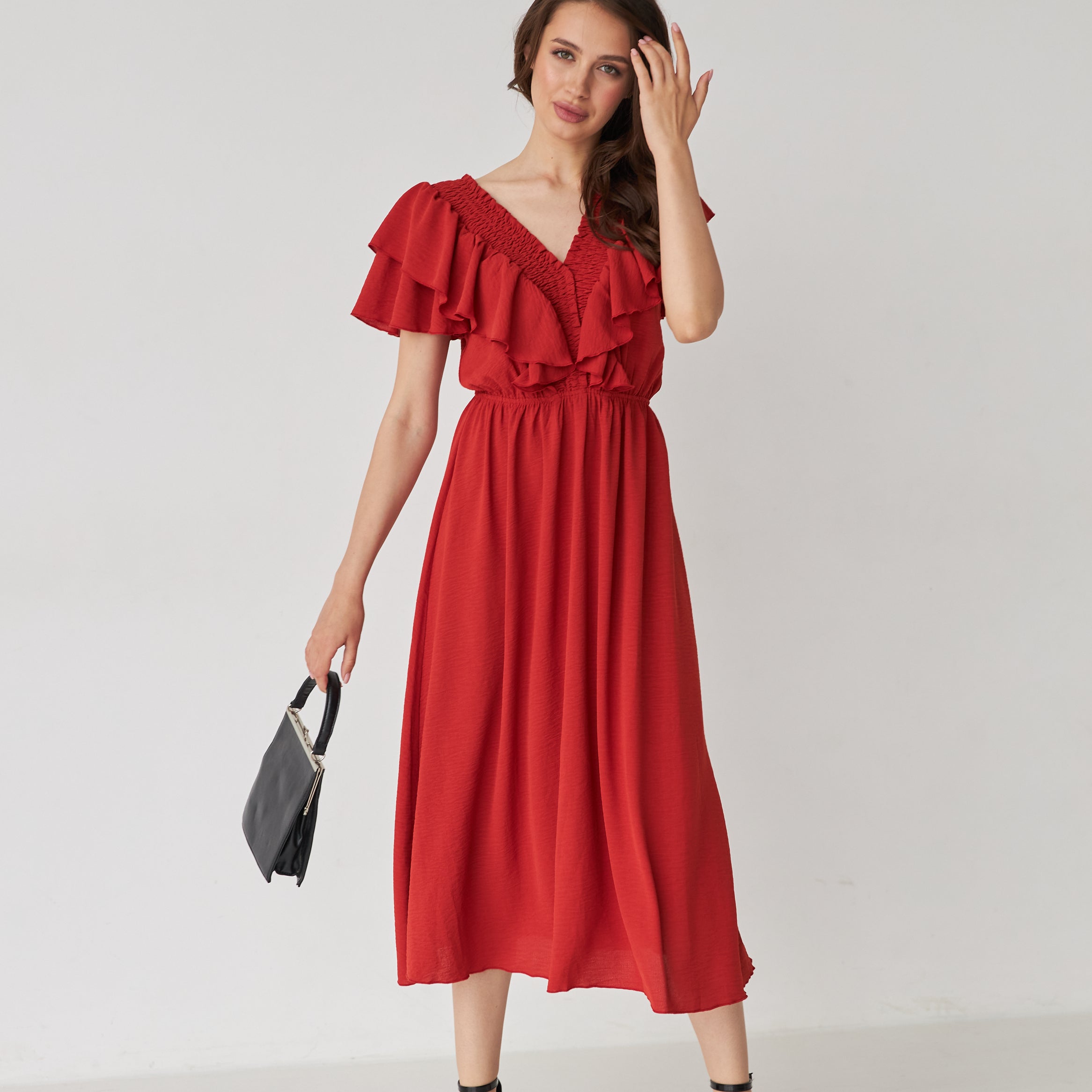 Сукня з резинкою по планці