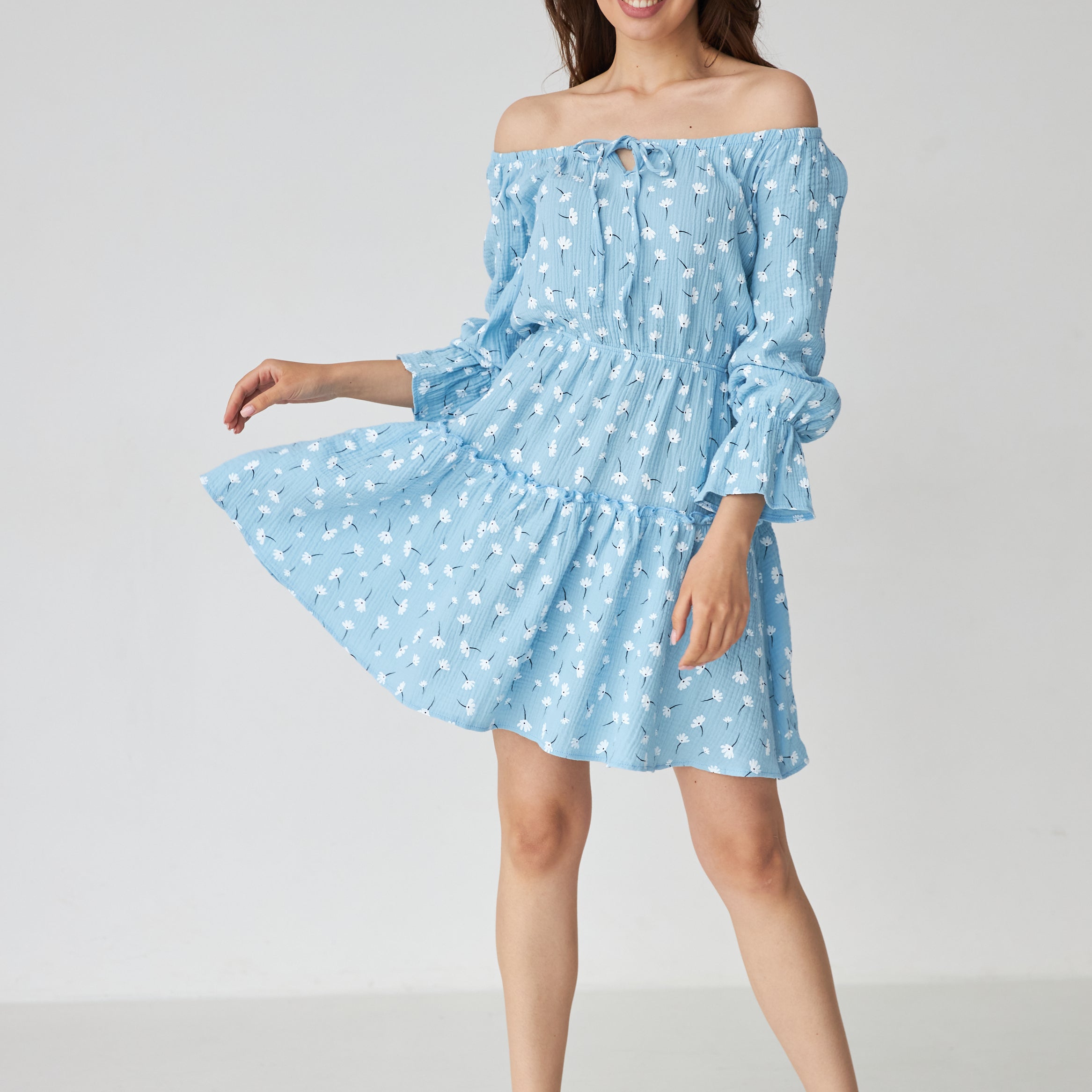 Сукня міні на резинці