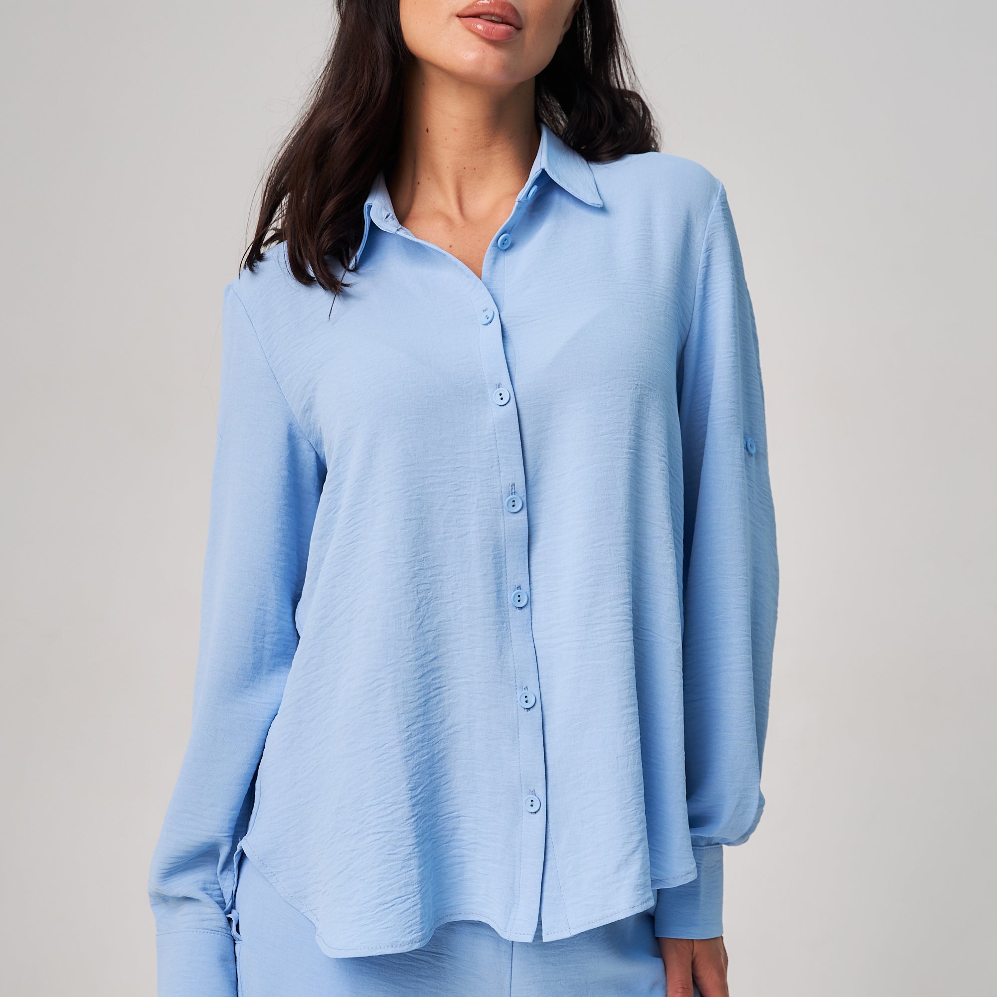 Сорочка вільна з крепу