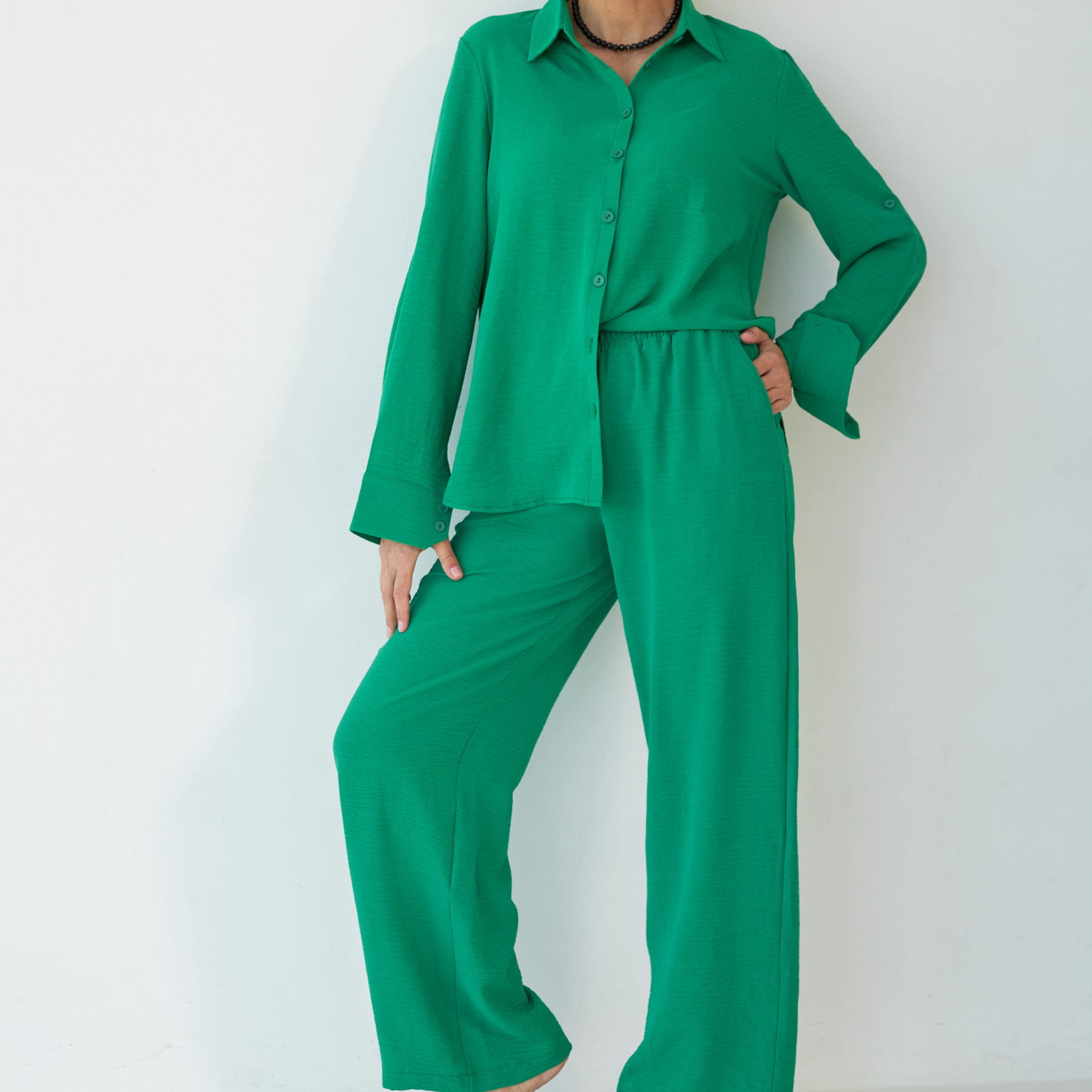 Сорочка вільна з крепу