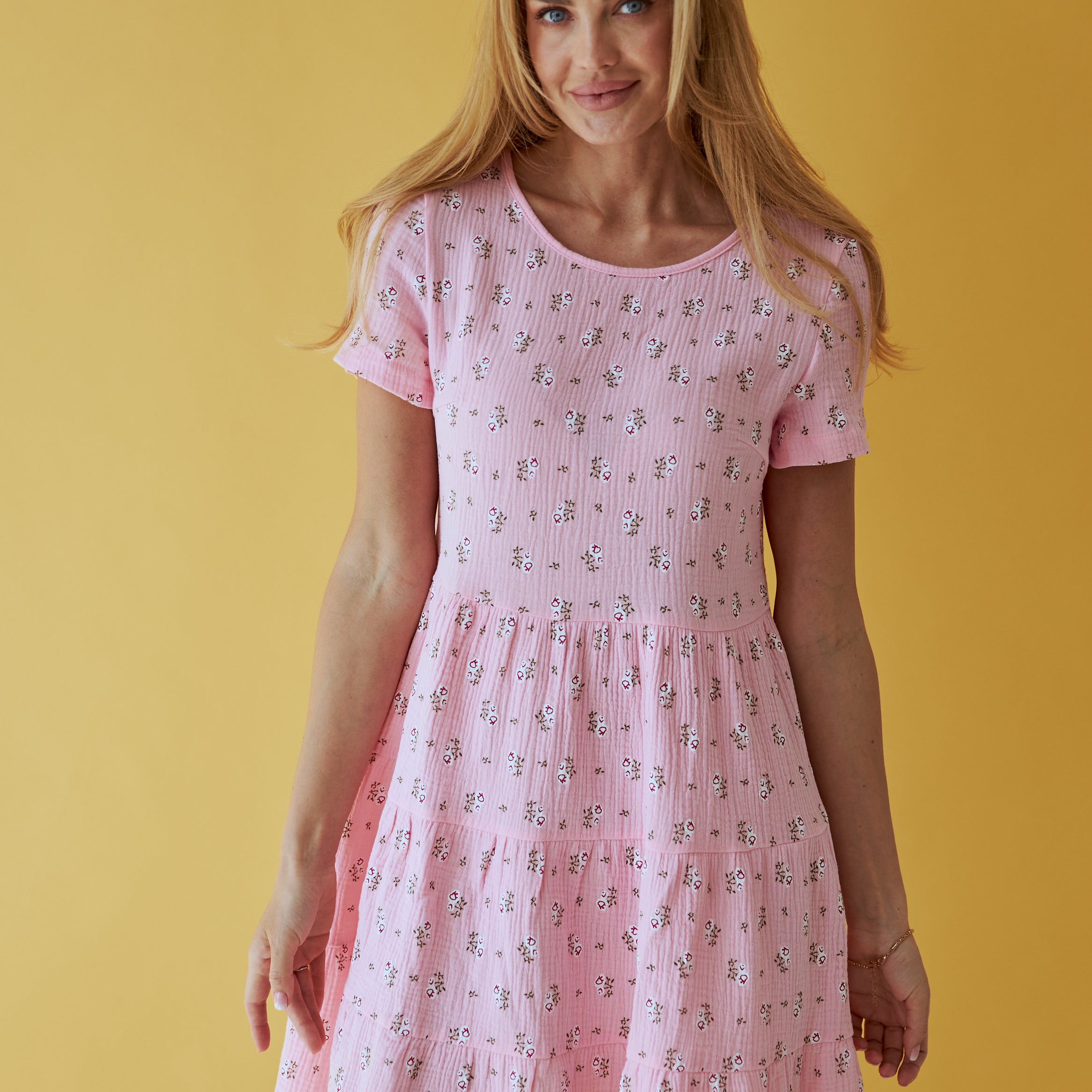 Сукня триярусна міні