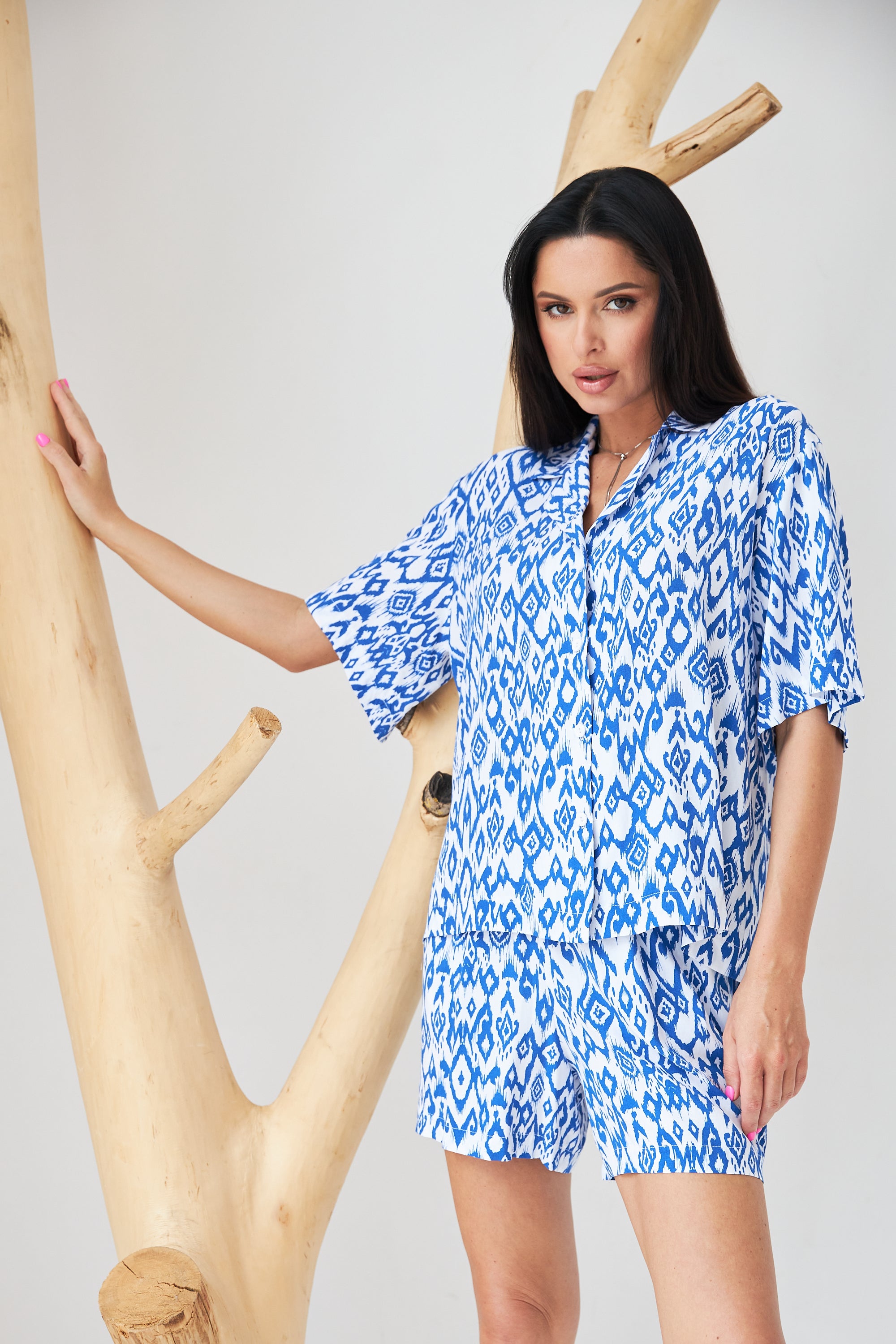 Сорочка  штапель принт - Wear Me