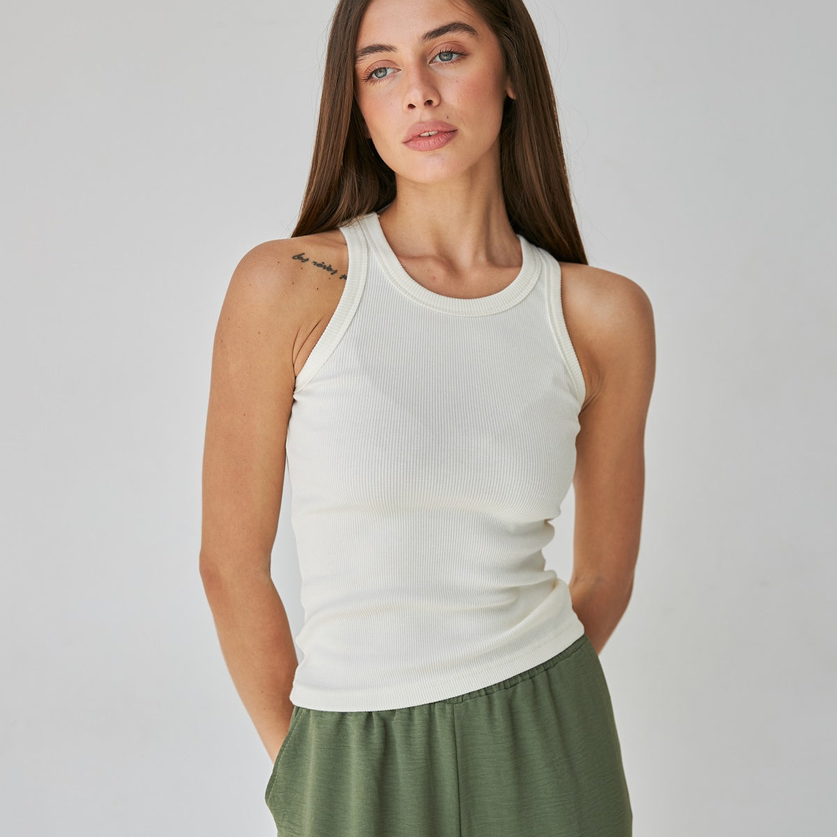 Майка рубчик