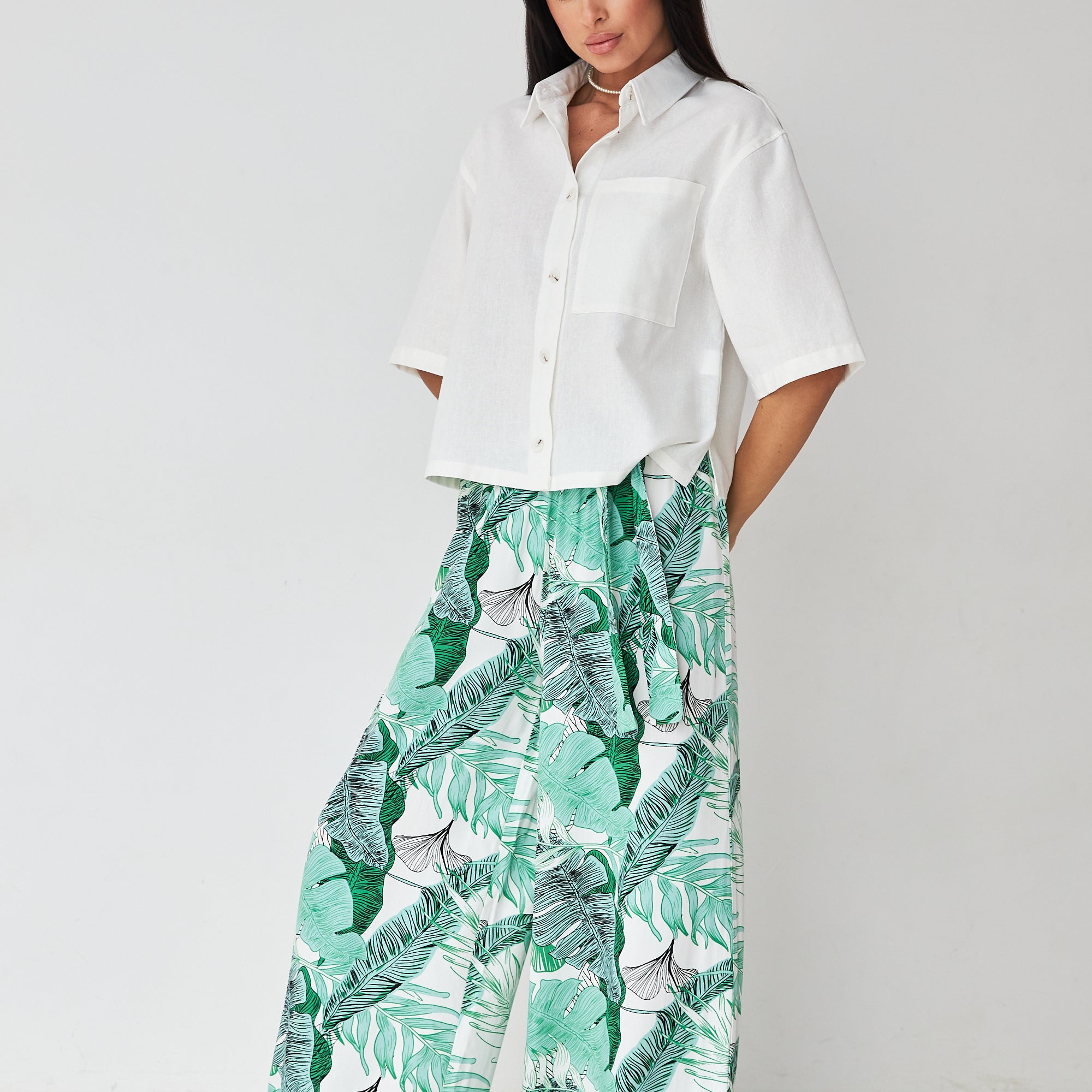 Брюки вільні бельмондо