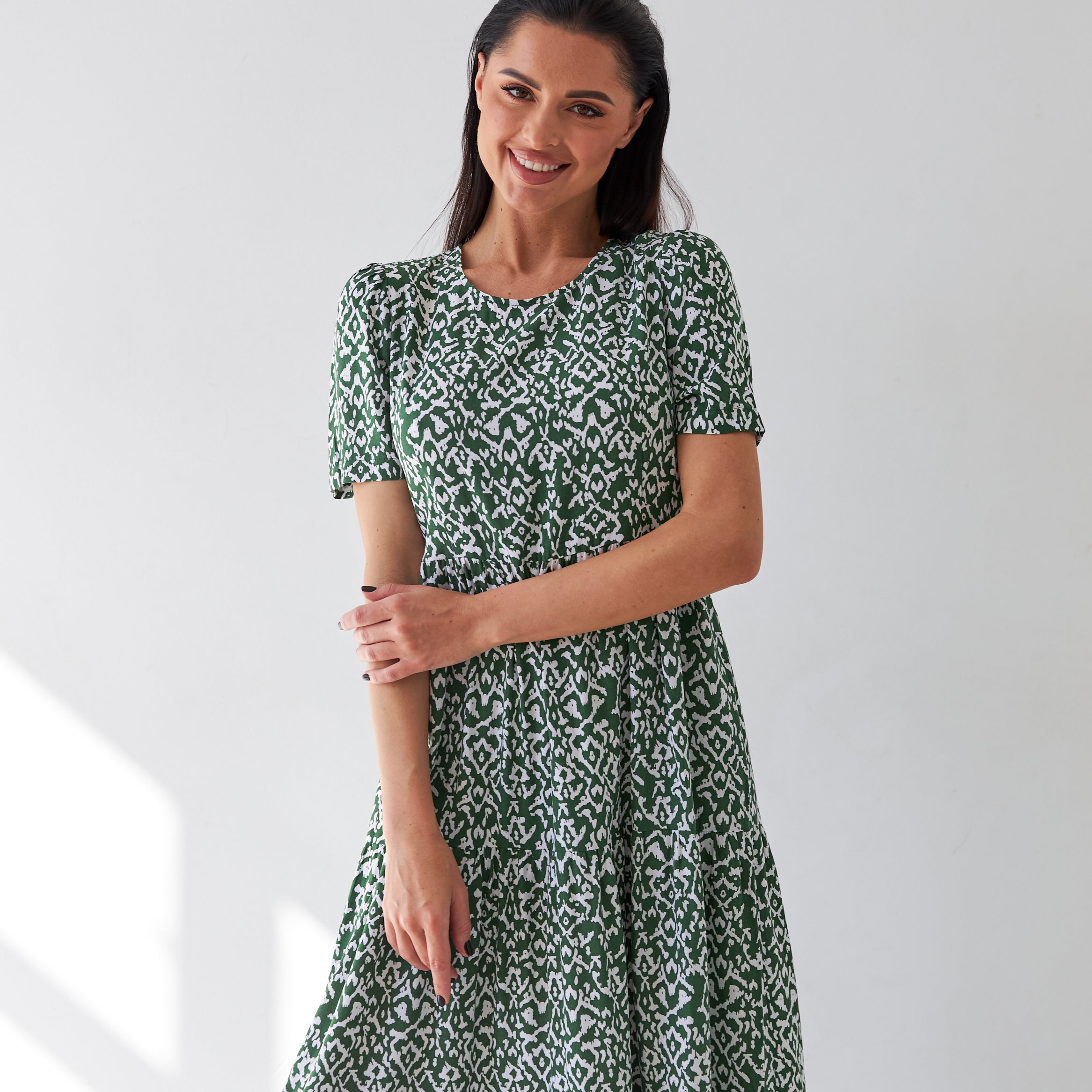 Сукня триярусна короткий рукав