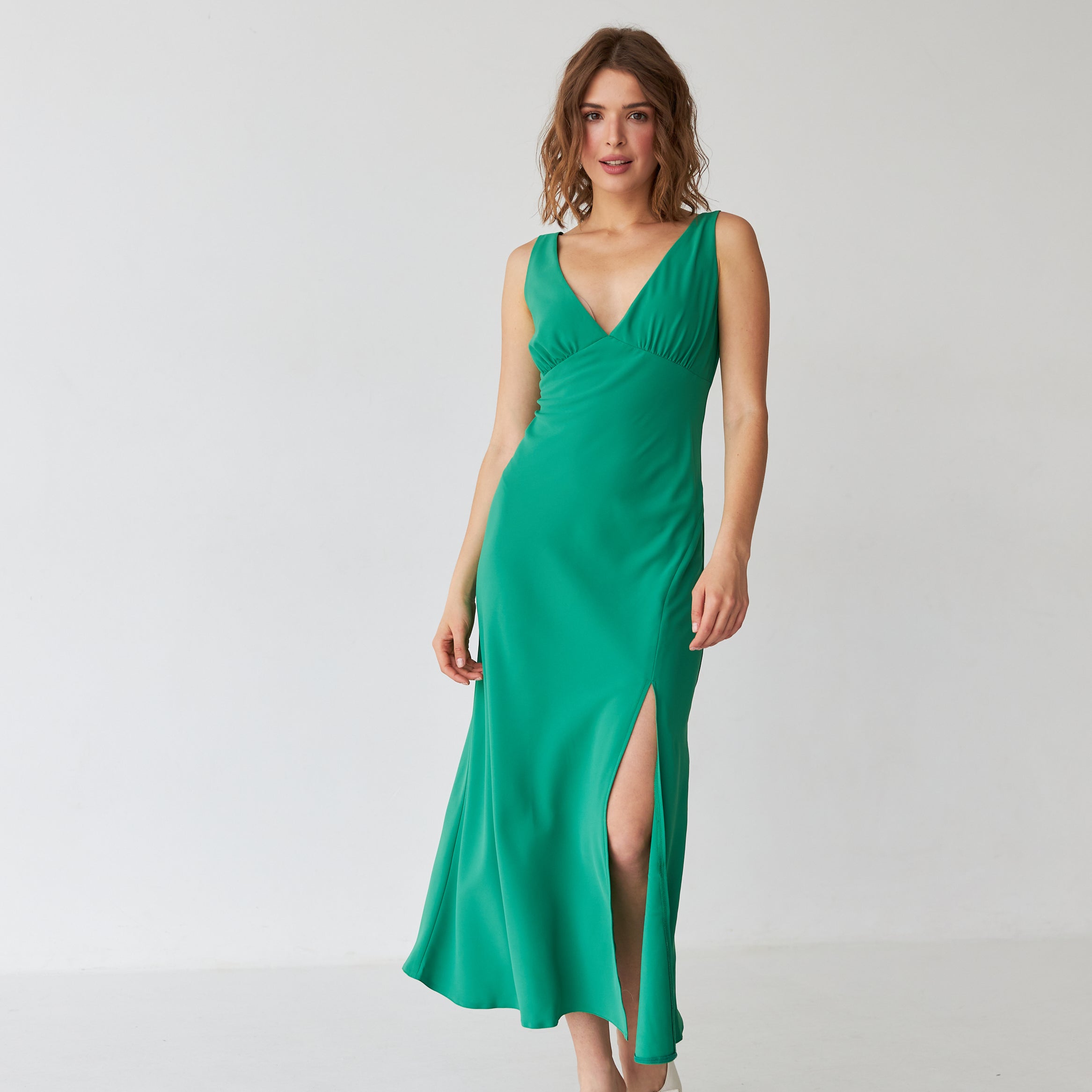 Сукня максі з розрізом